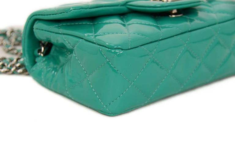 seafoam green purse