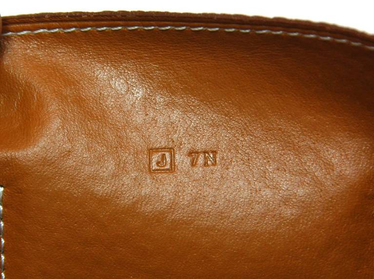 Hermes Tan Togo Leather Dogon Wallet In Excellent Condition In New York, NY