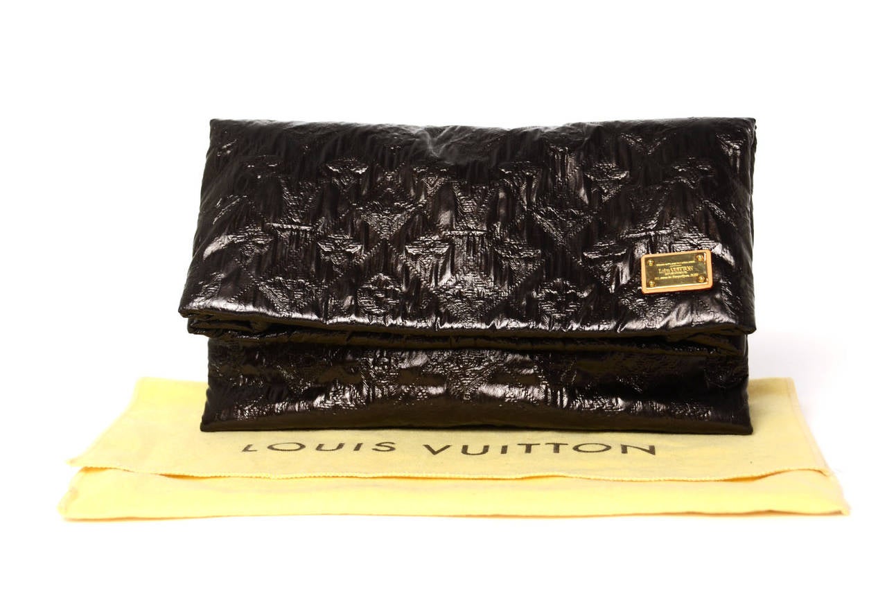 LOUIS VUITTON Bronze Limelight PM Clutch 4