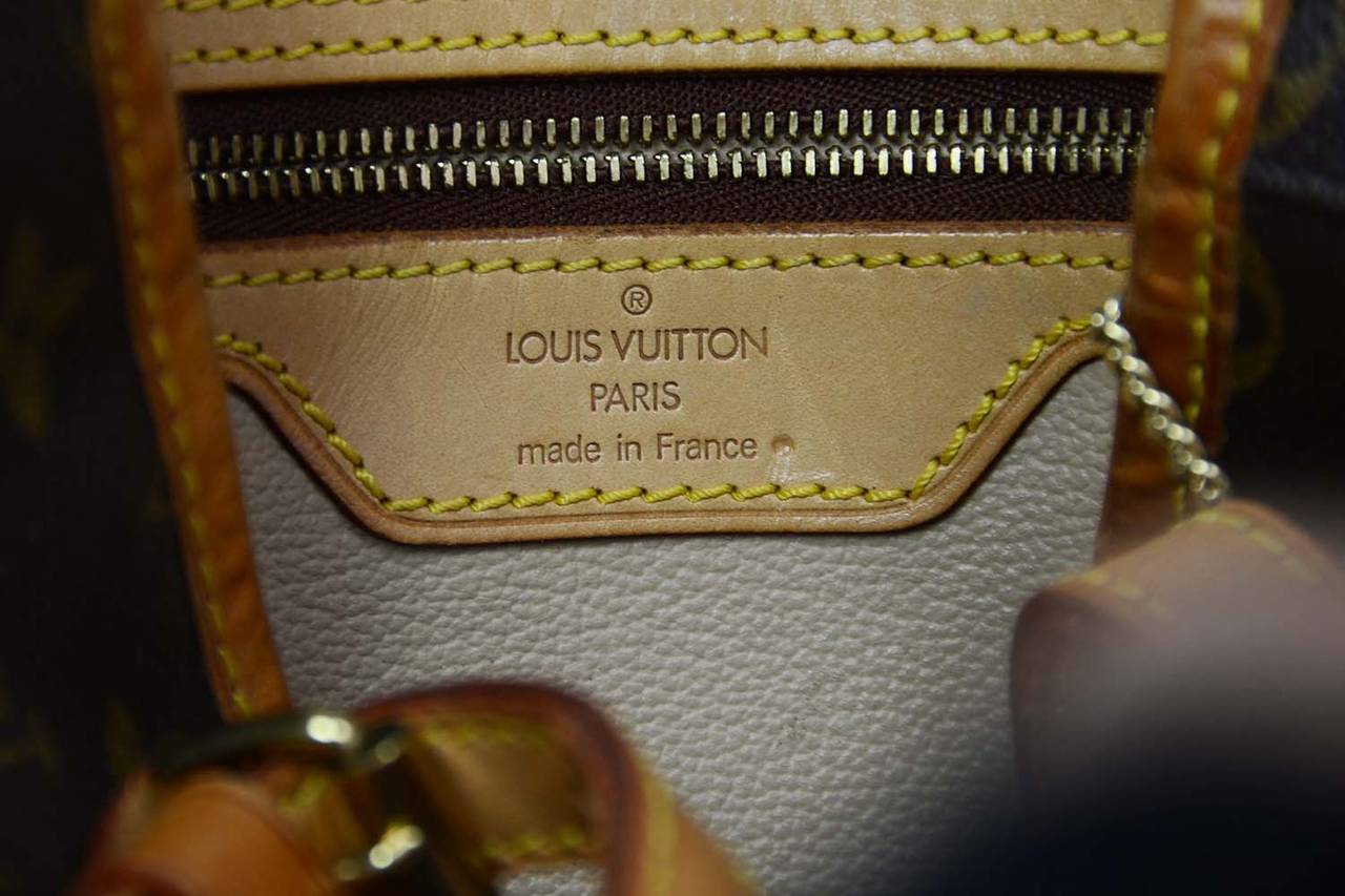 LOUIS VUITTON Monogram Bucket Bag PM 1