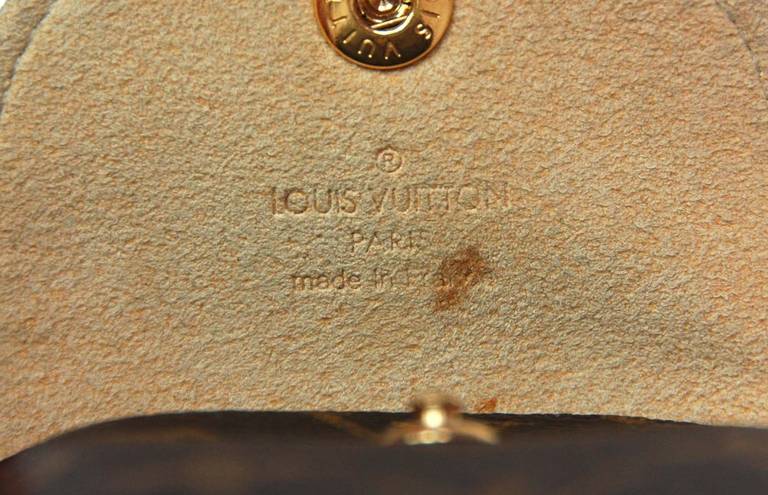 Black Louis Vuitton Monogram Cell Phone Case (rt. $420)