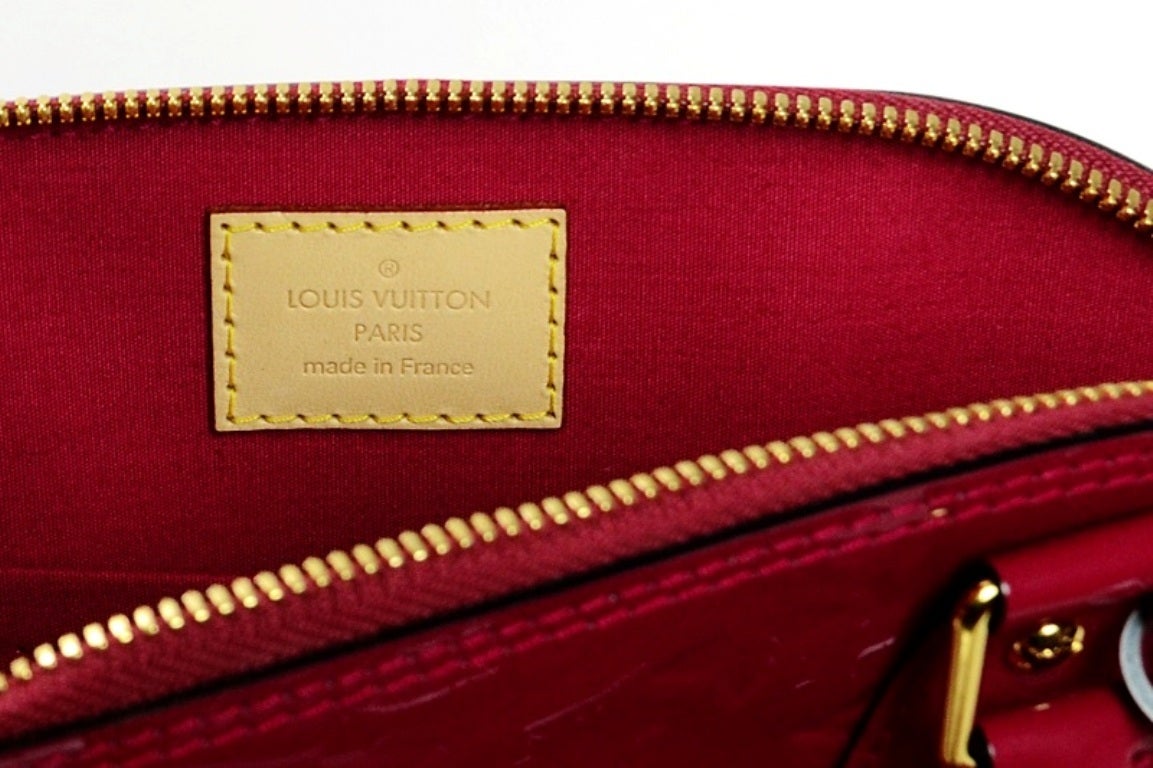 Louis Vuitton Monogram Vernis Patent Pink Rose Indien Alma Bb Bag Rt.$1820 1