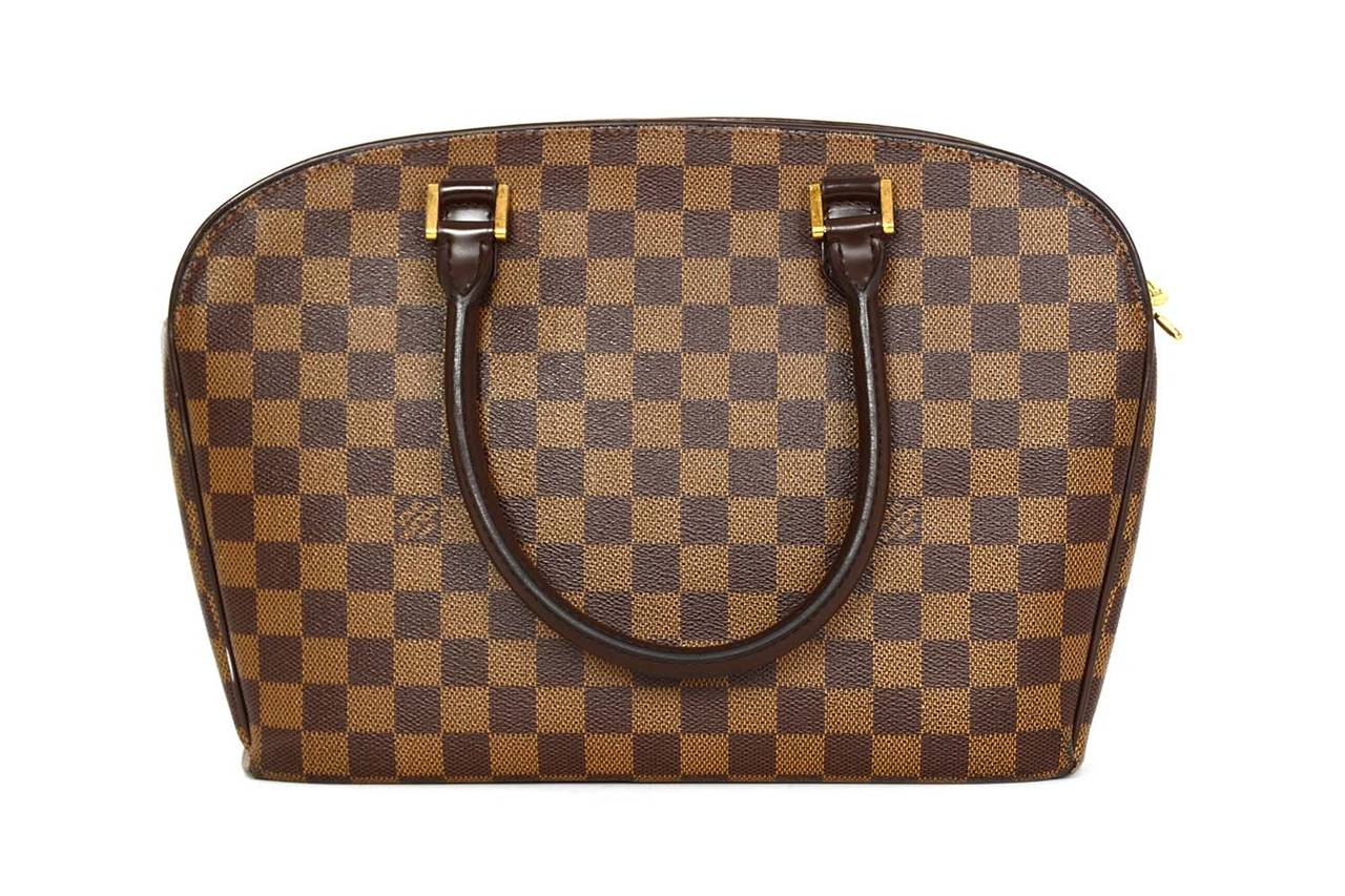 Louis Vuitton Sarria Horizontal Damier Ebene Canvas Double Top Handle Bag  on SALE