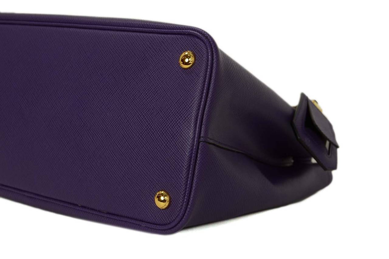 purple prada handbag