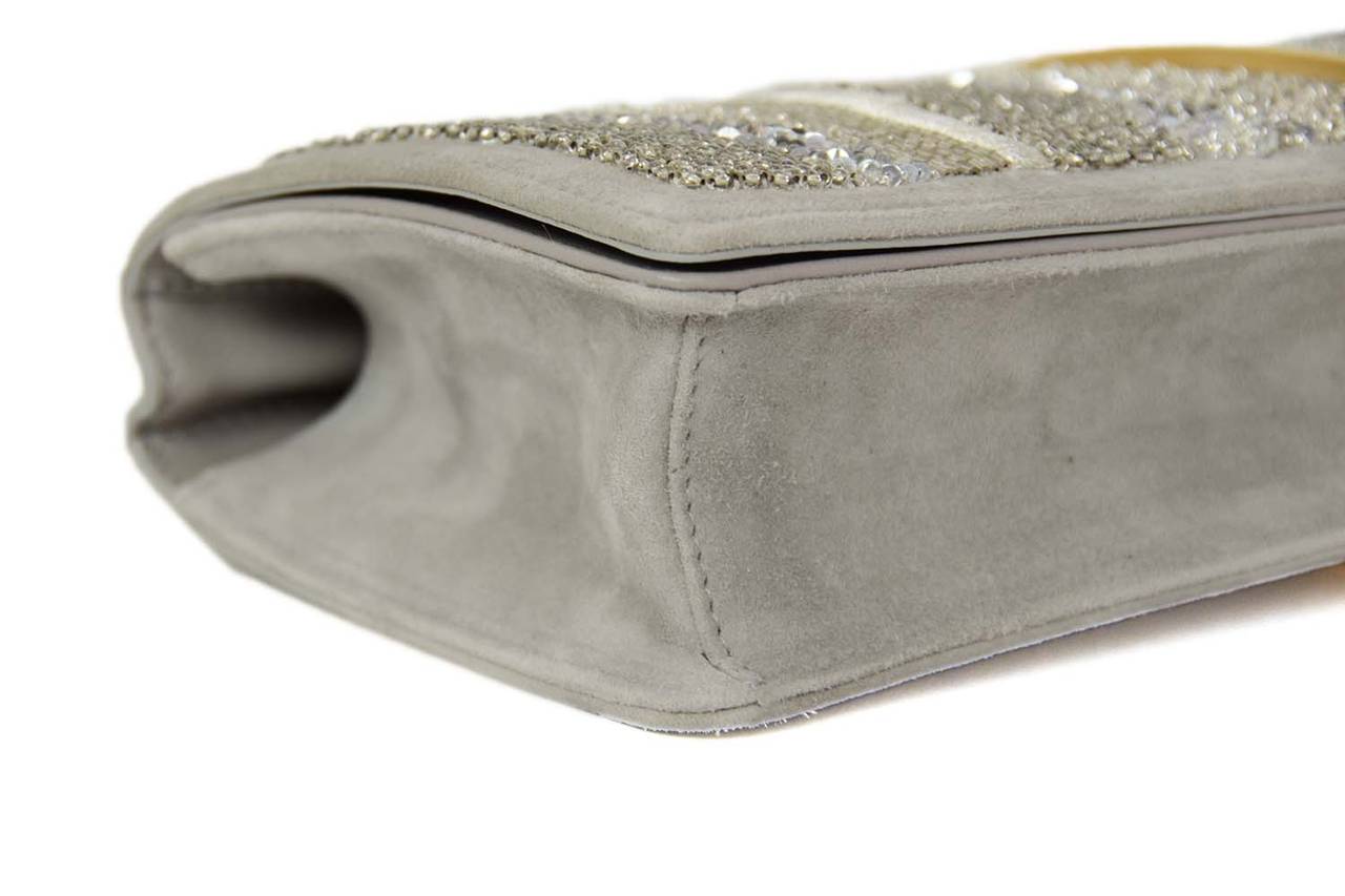 NINA RICCI Grey Suede 