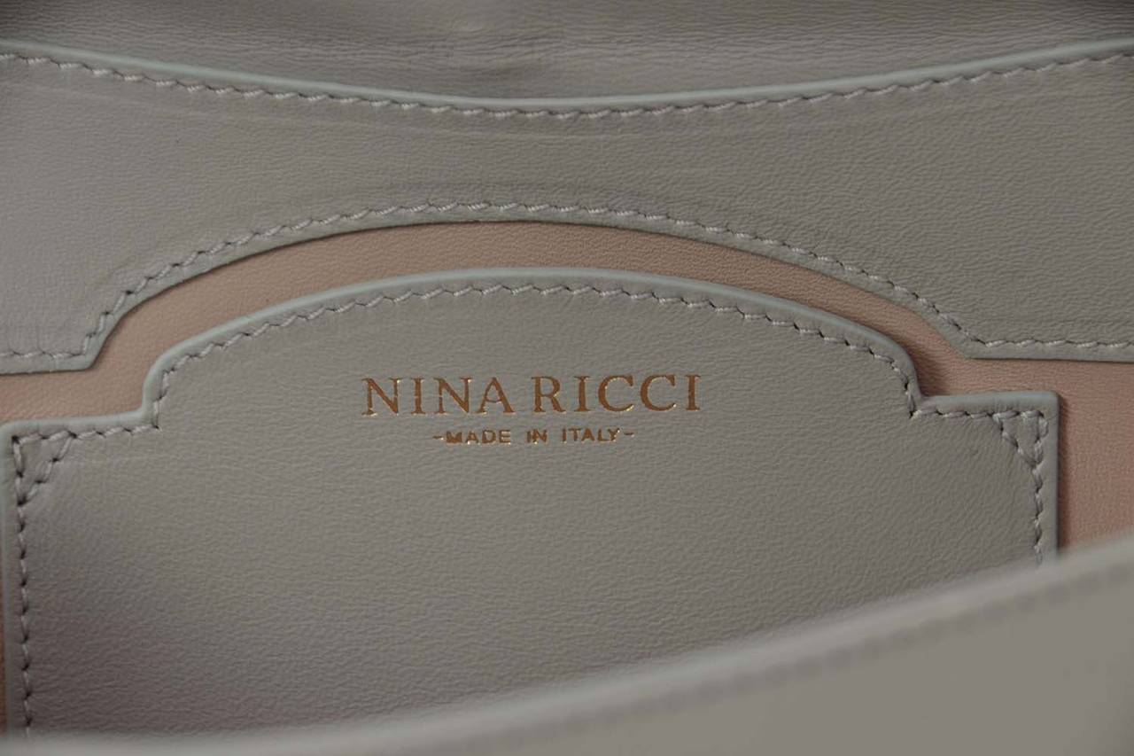 NINA RICCI Grey Suede 