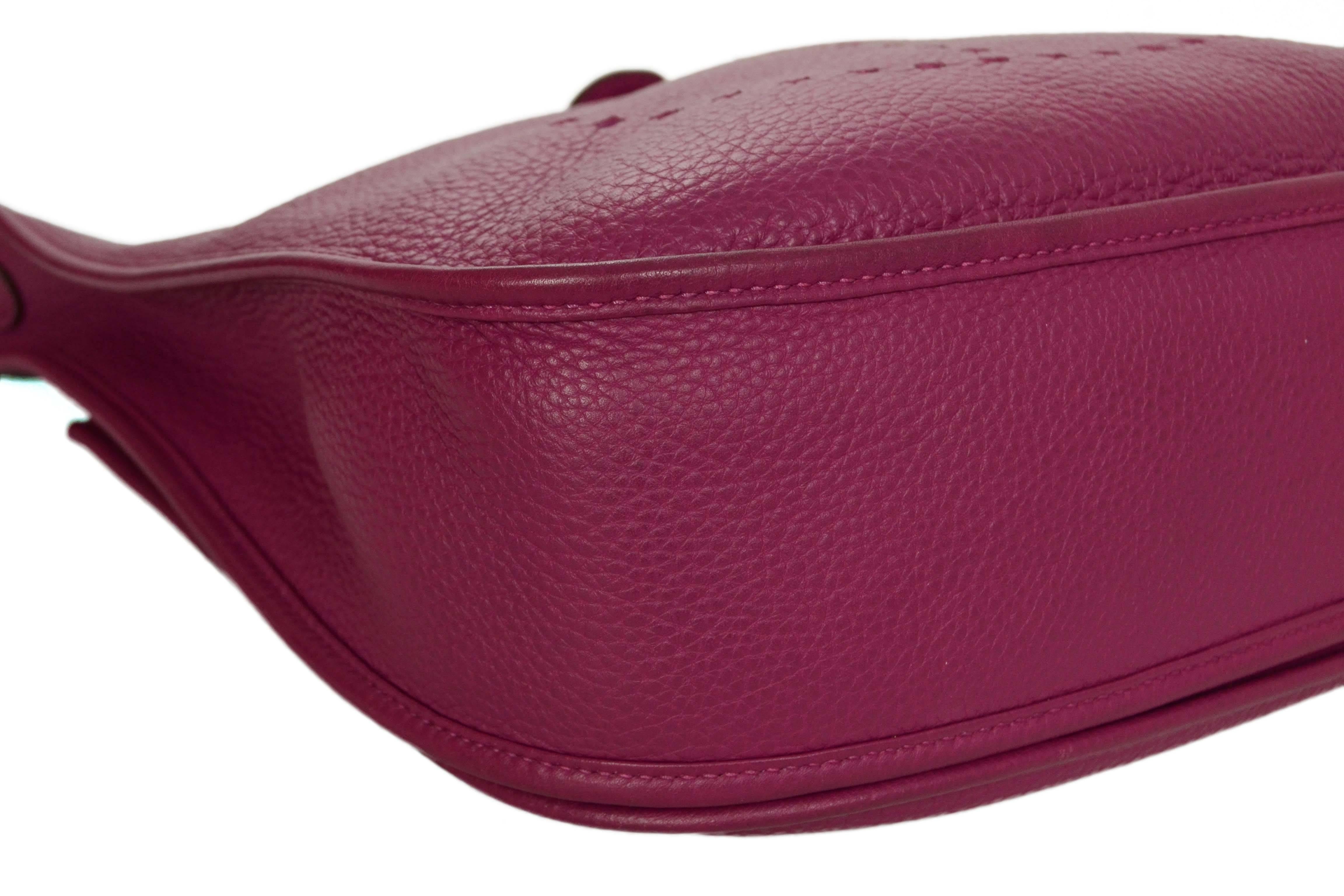 Women's Hermes Tosca Clemence Leather Evelyne III GM Crossbody Bag PHW rt. $3, 750