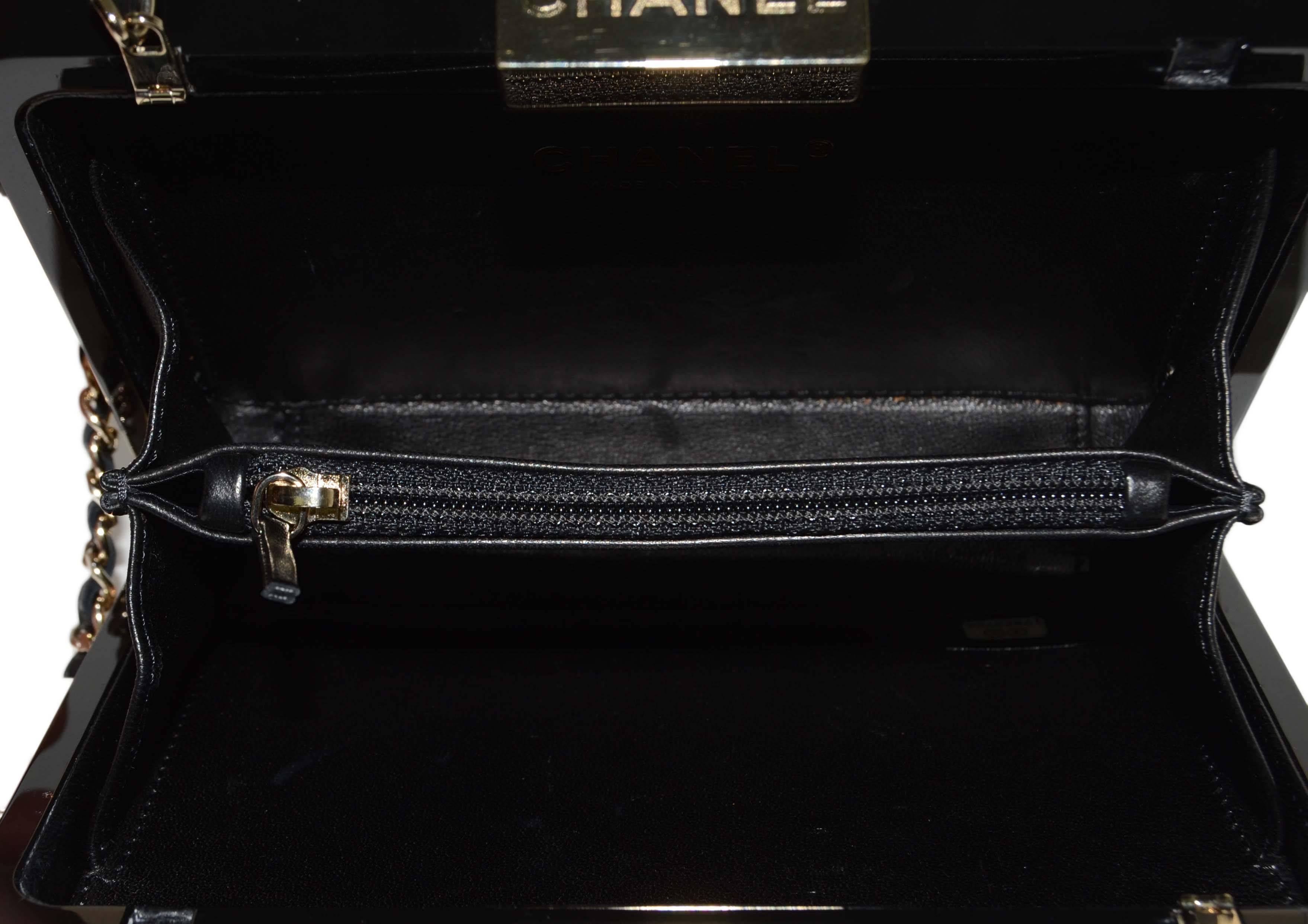 Chanel Black & Gold Collectors Lego Boy Bag GHW In Excellent Condition In New York, NY