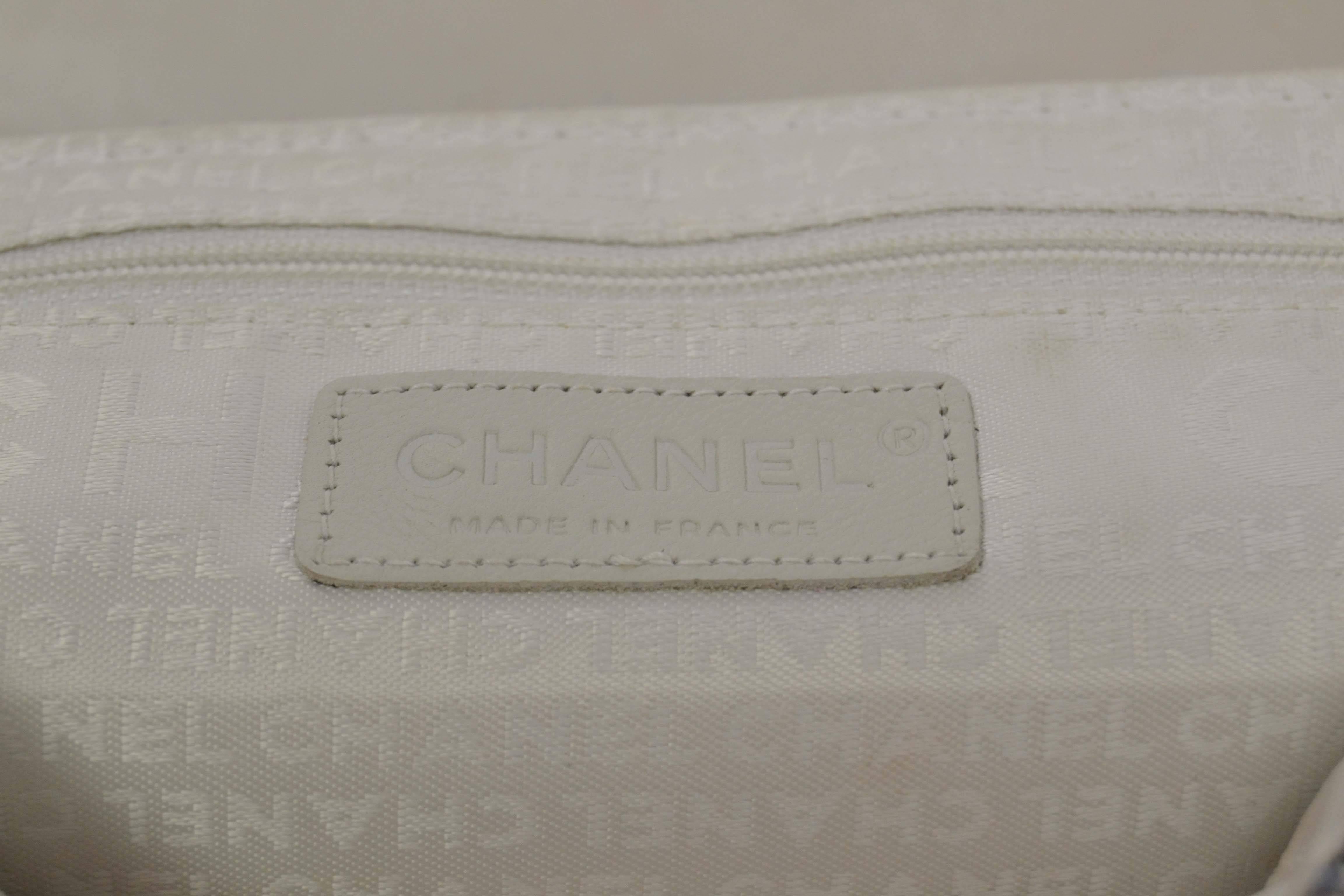 Chanel Pink & Grey Tweed Medium Classic Flap Bag RHW 3
