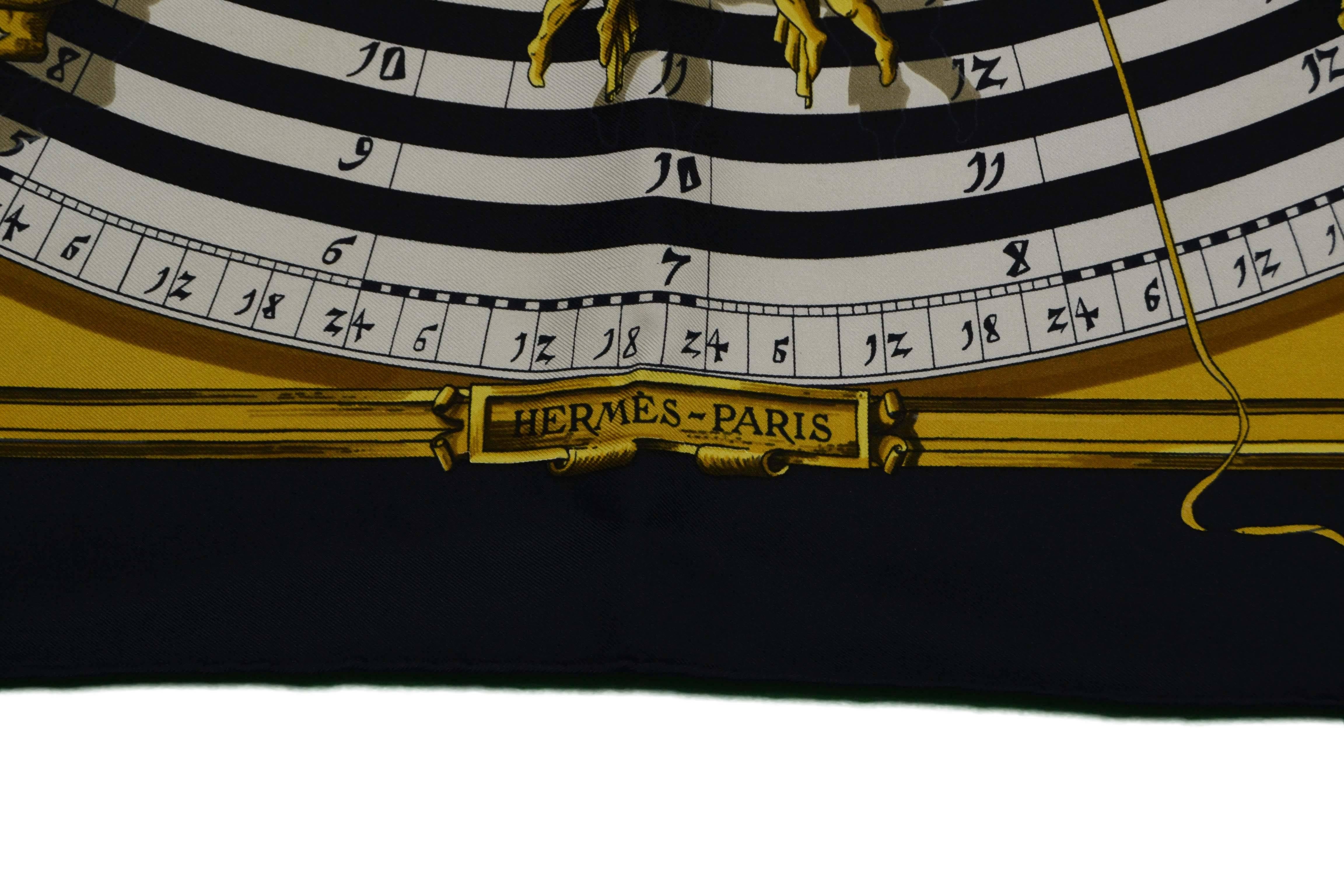 Hermes Multi-Colored Zodiac Print 90cm Silk Scarf In Excellent Condition In New York, NY