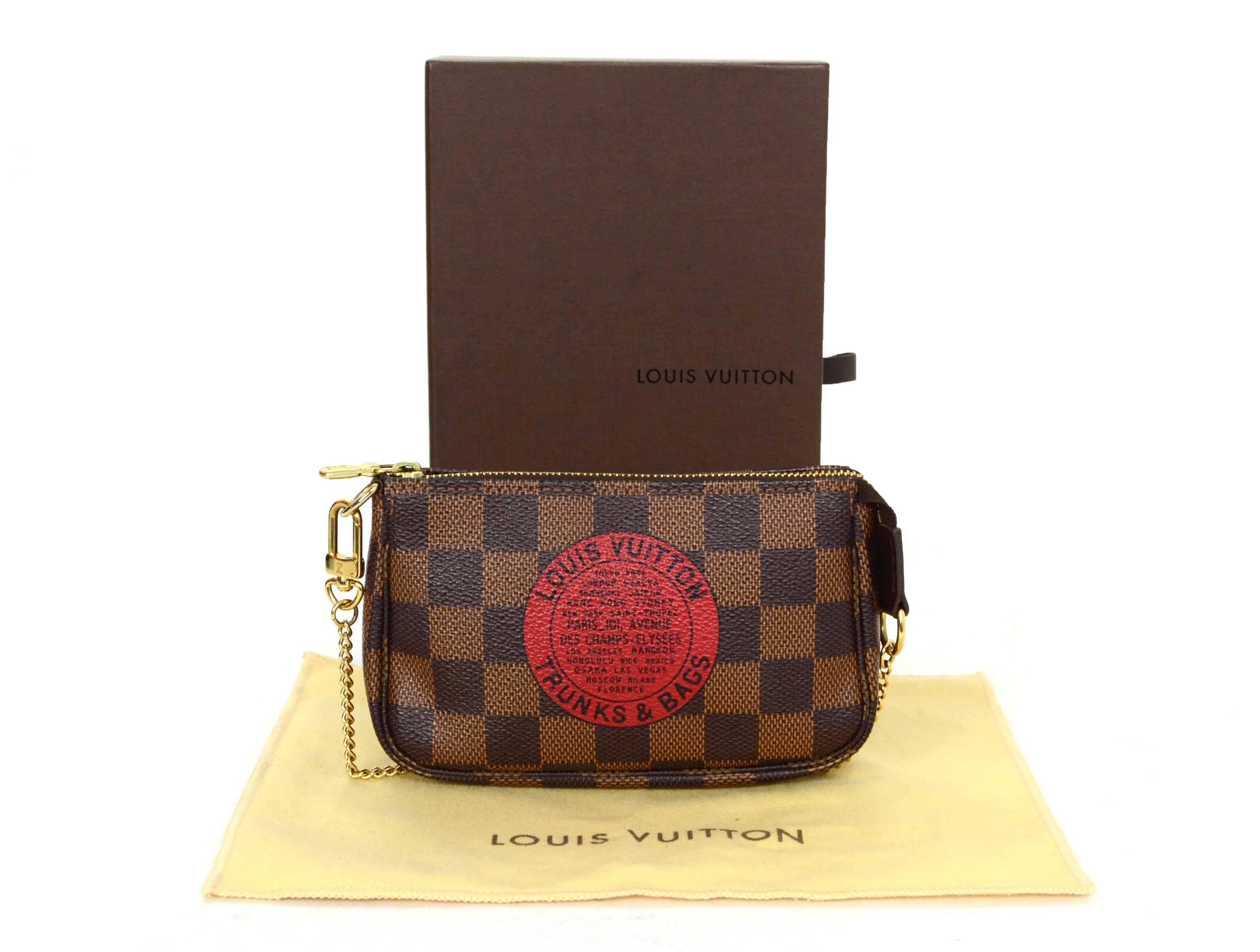 Louis Vuitton Collectors Damier Trunks & Bags Mini Pochette 4