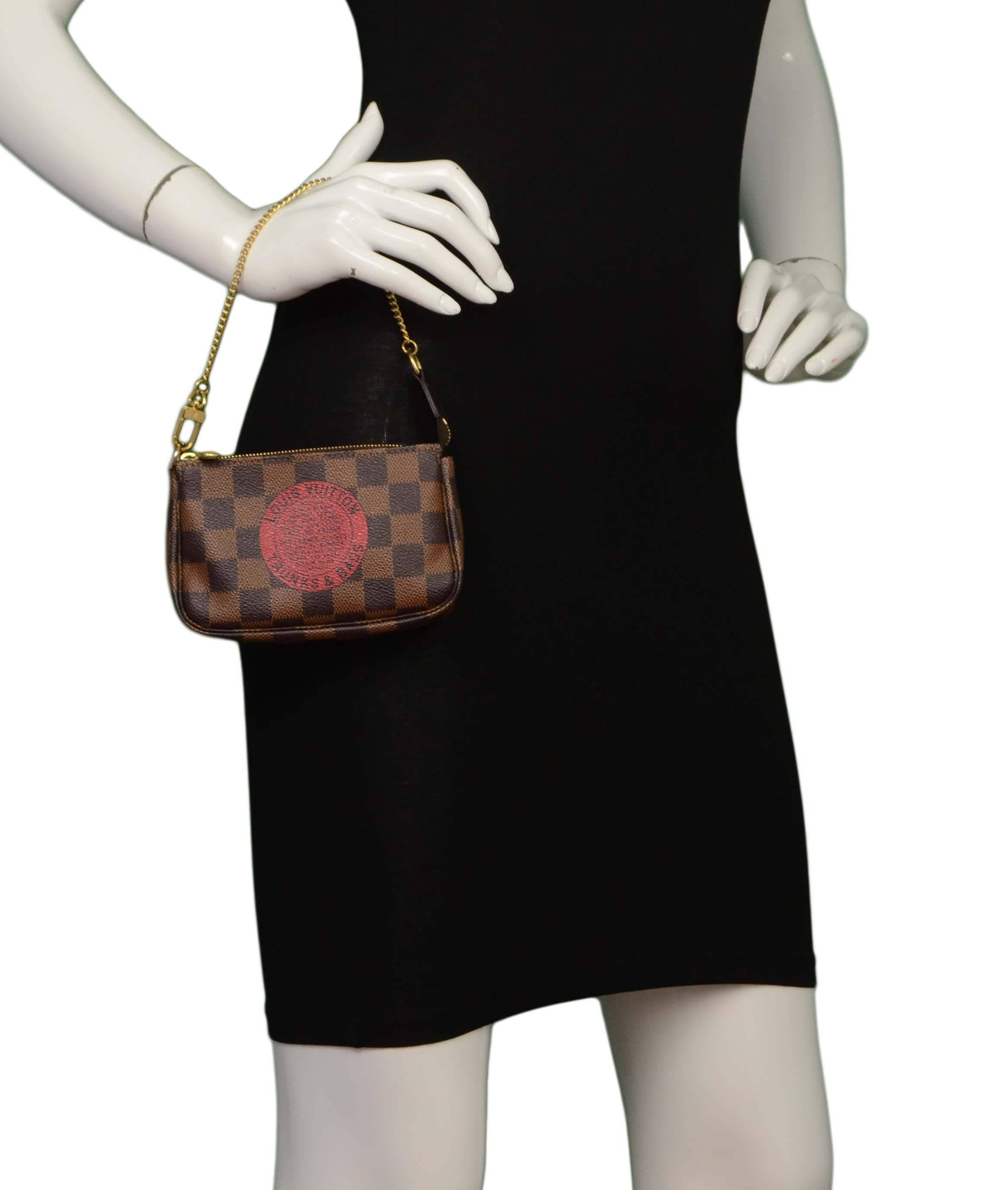 Louis Vuitton Collectors Damier Trunks & Bags Mini Pochette 5