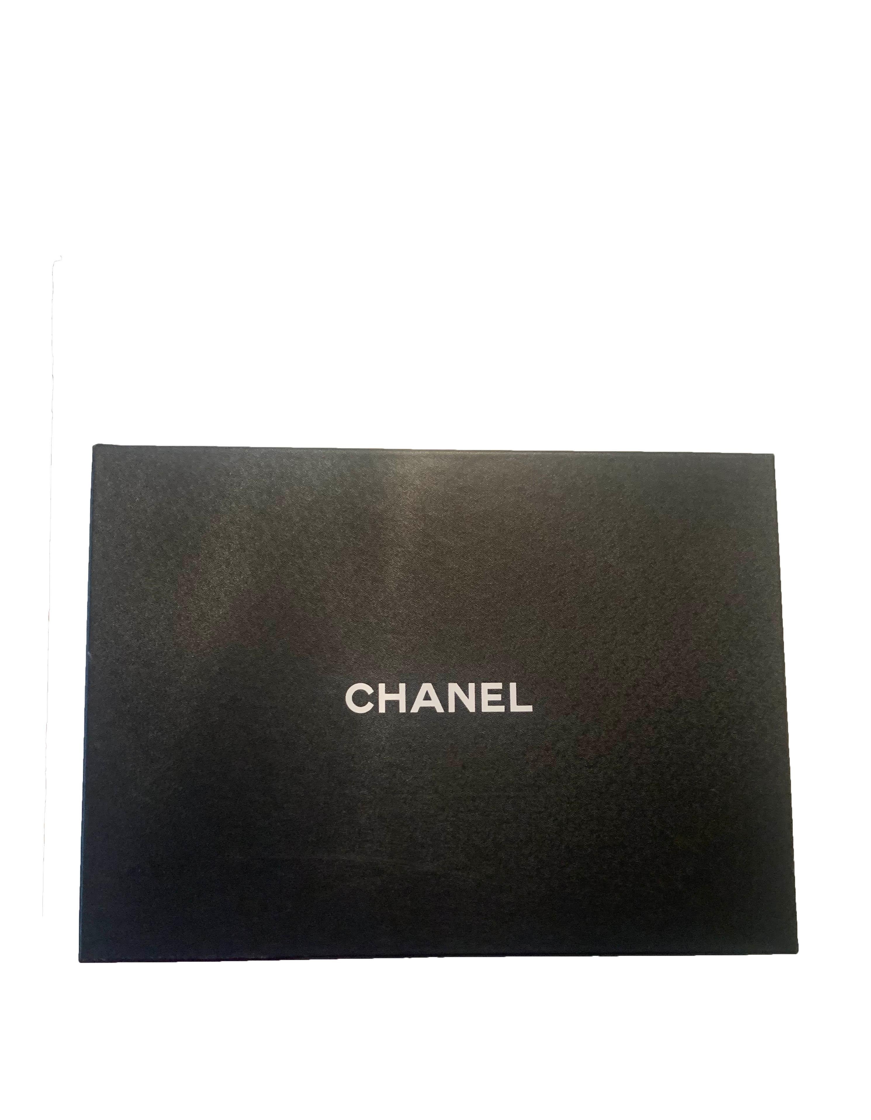 Chanel '90s Vintage Black Caviar Leather CC Timeless Portfolio Tote Bag 3