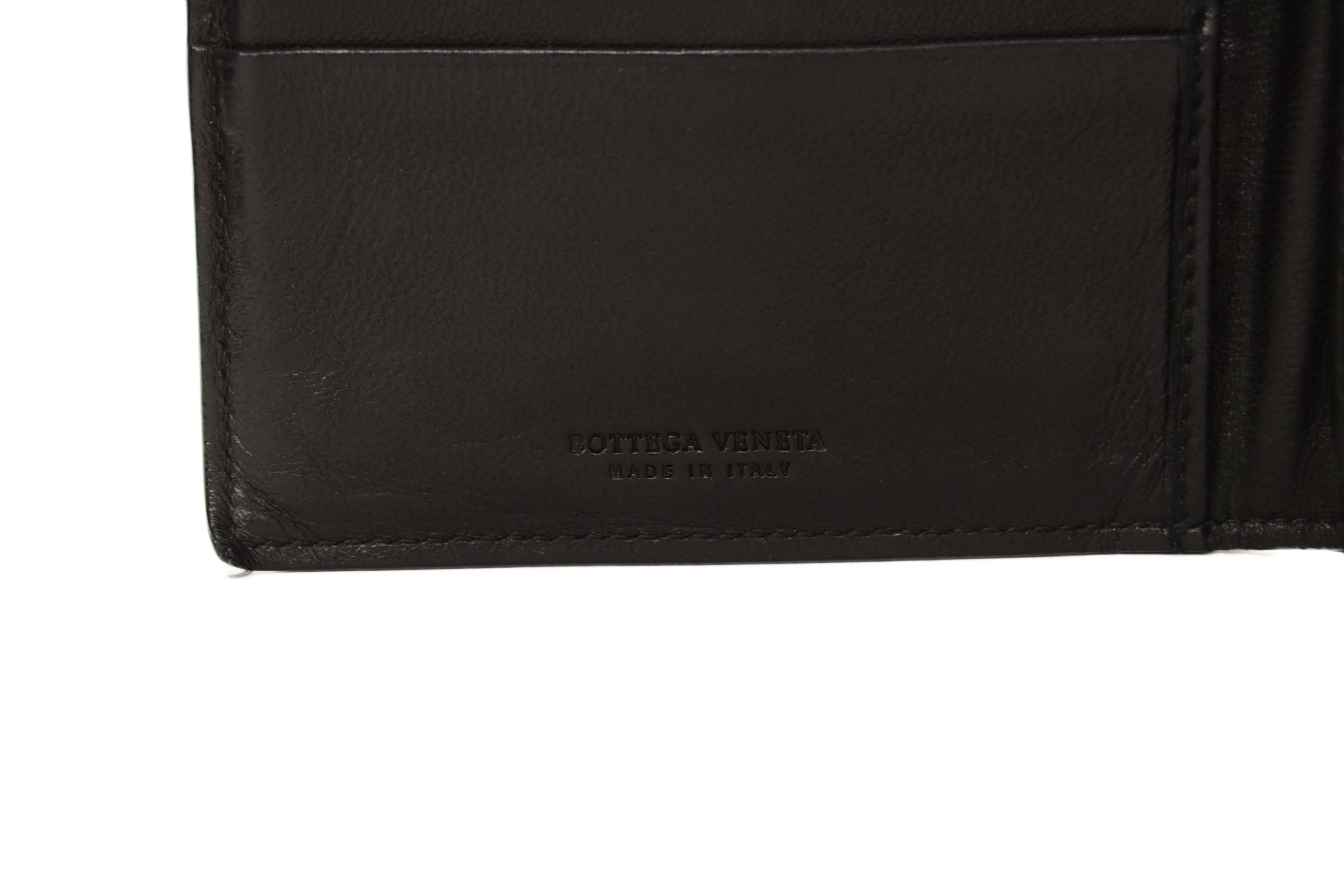 Bottega Veneta Black Woven Leaher Continental Wallet 2