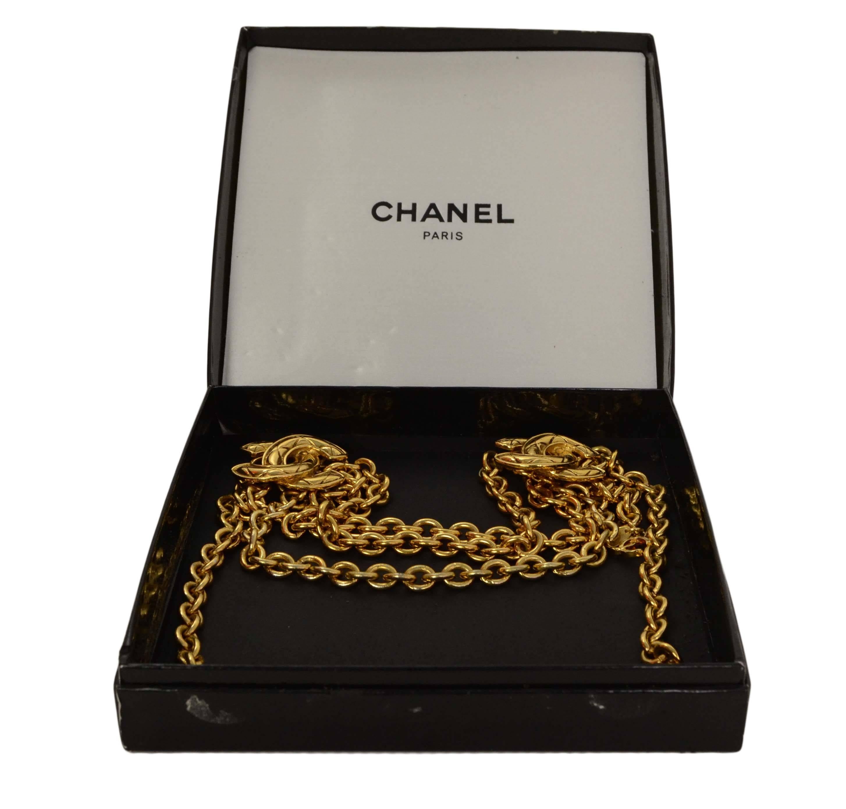 chanel chain belt 90s