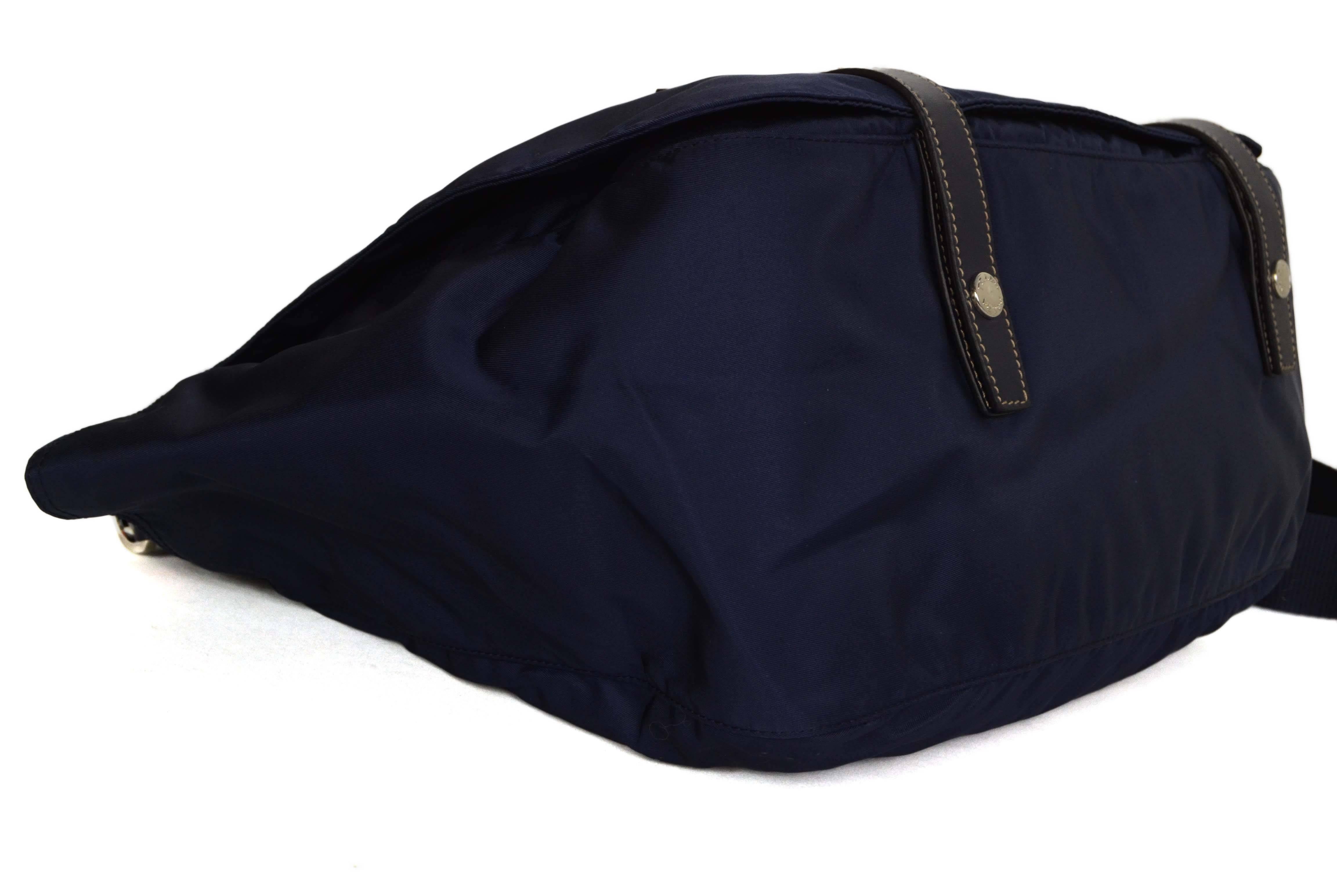 Women's Prada Navy Blue Nylon Crossbody Bag SHW 