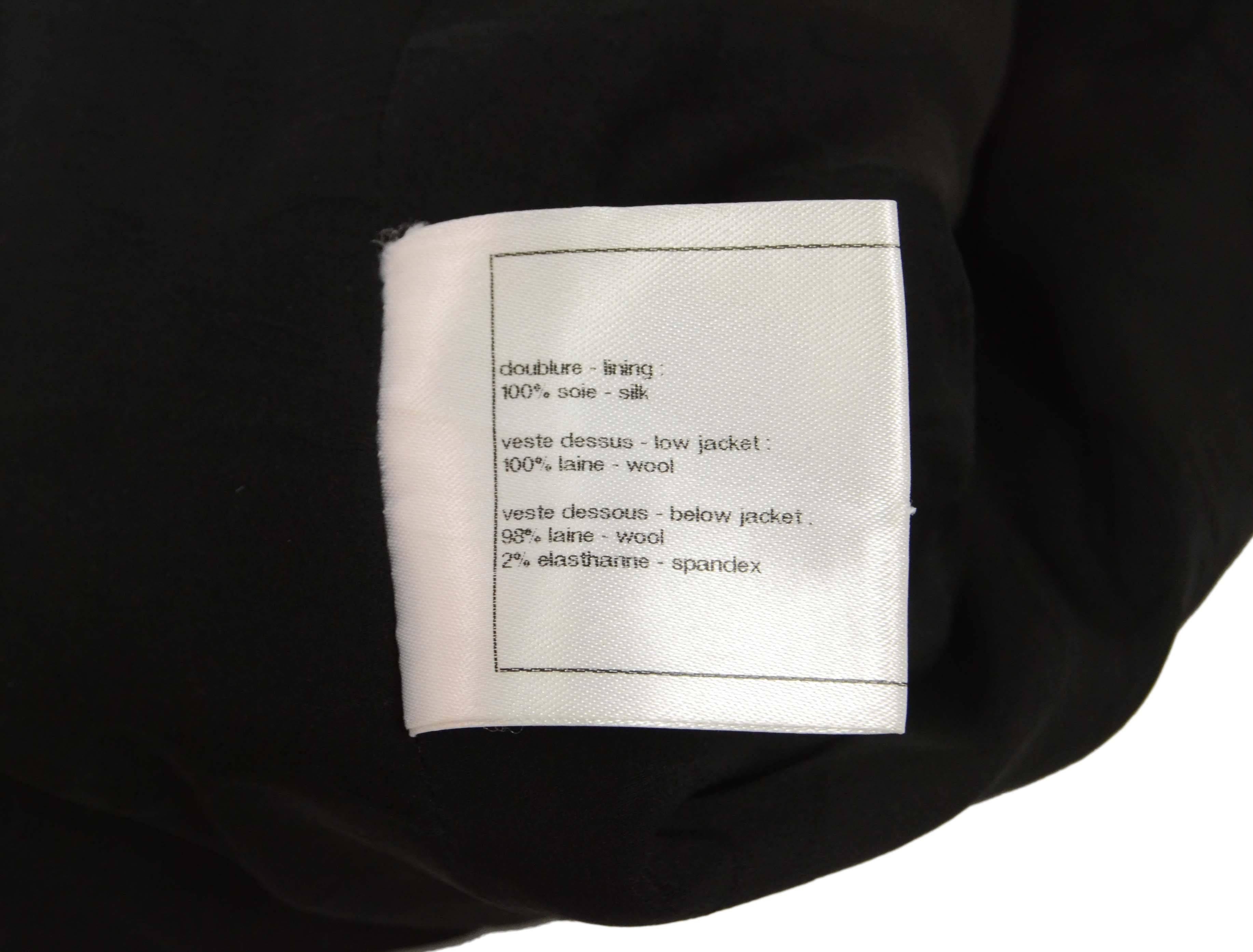Chanel Green & Black Boucle Jacket sz 4 1