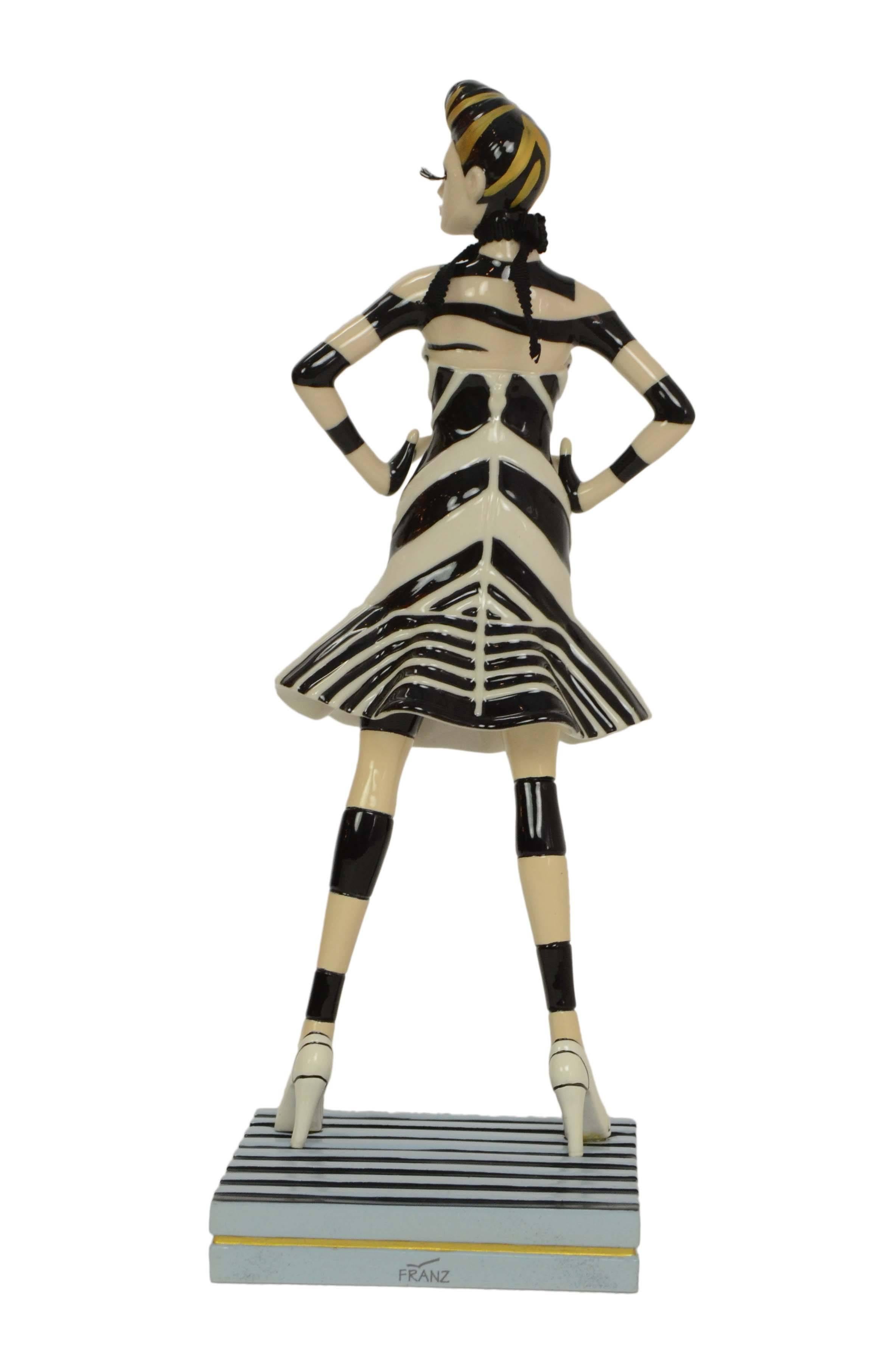 Brown Lanvin Ltd Ed. Miss Lanvin 46 Porcelain Figurine RT. $685