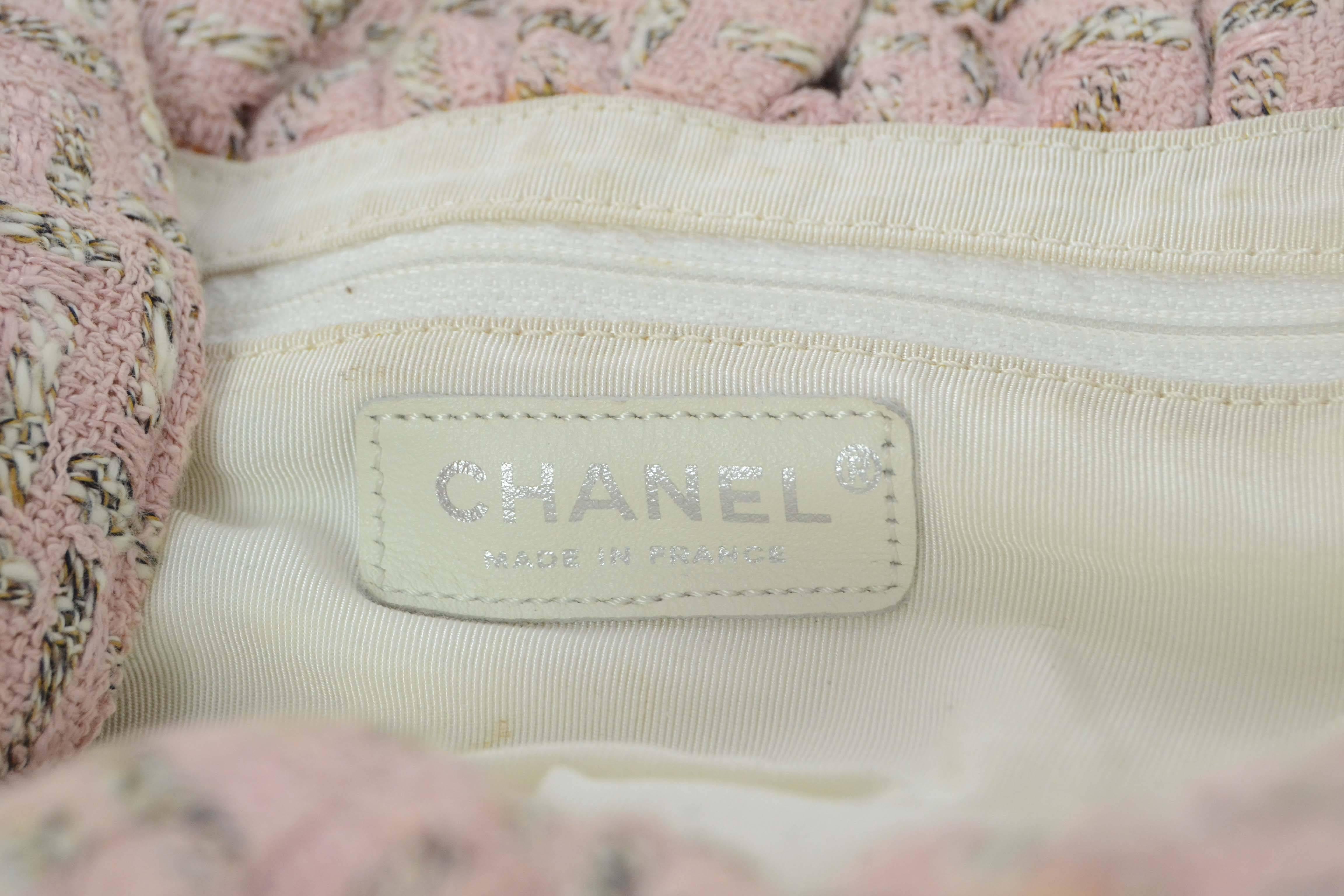 Chanel Pink & Grey Tweed 