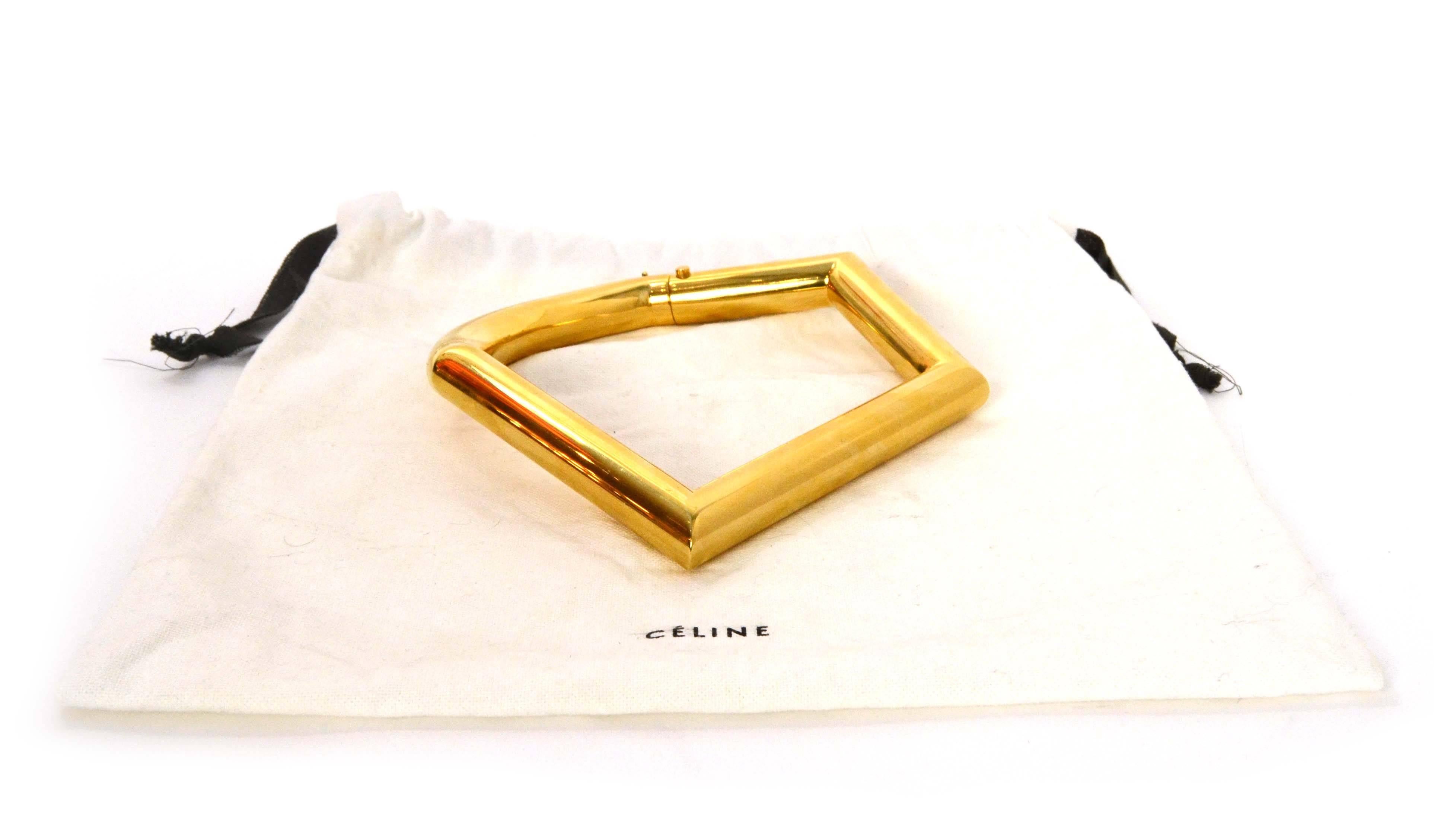 Women's Celine Gold Geometric Choker Necklace