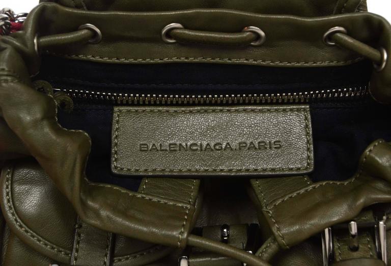 balenciaga motorcycle bag olive
