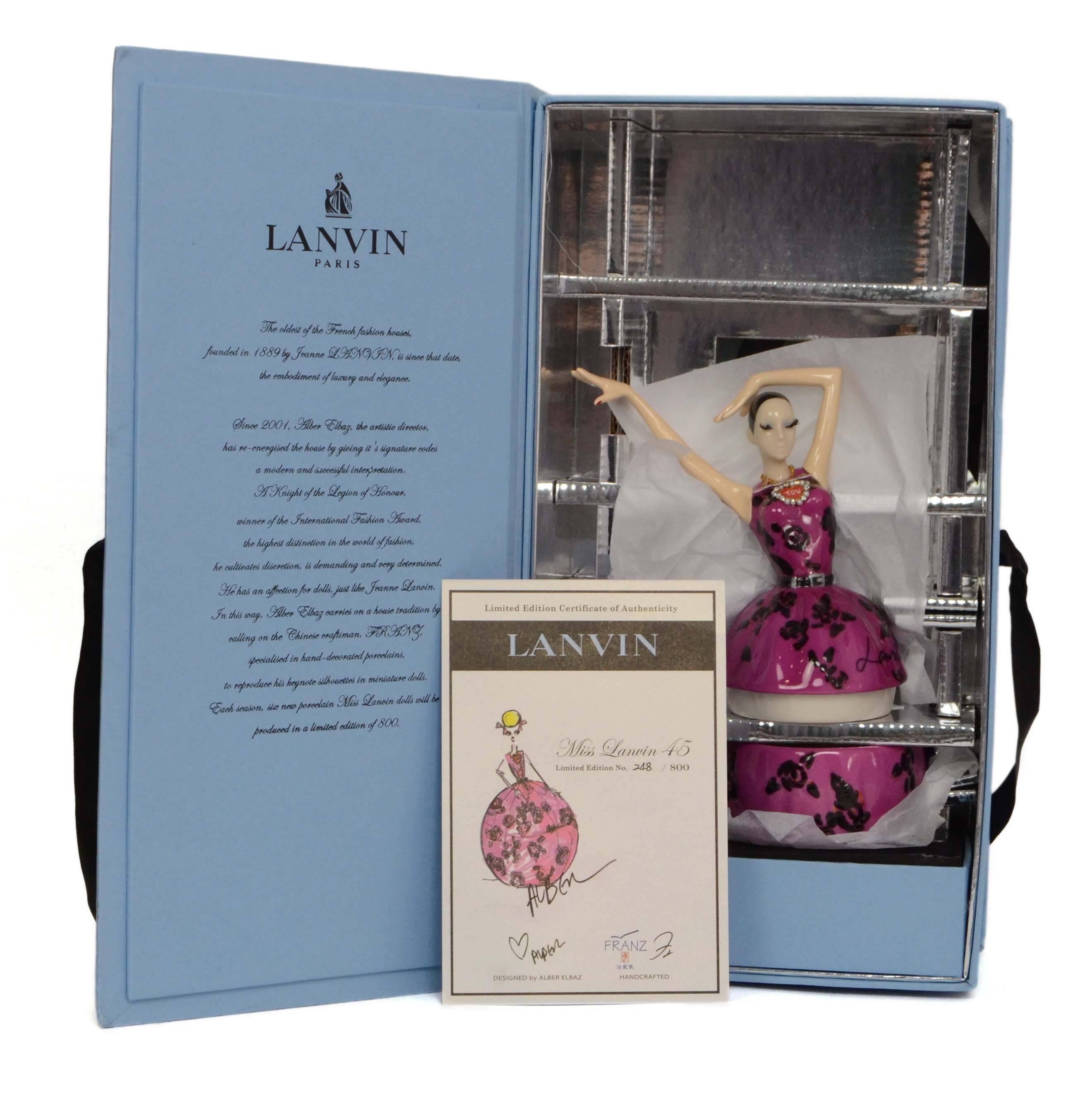 Women's Lanvin Ltd Ed. Miss Lanvin 45 Pink Porcelain Figurine