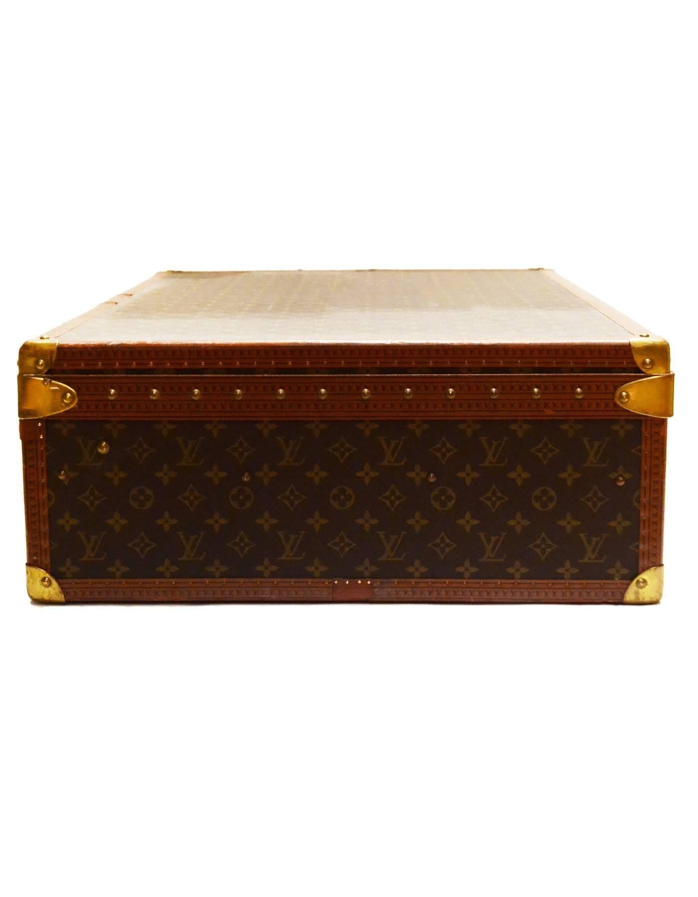 Louis Vuitton Vintage Monogram 80cm Hard Suitcase In Good Condition In New York, NY