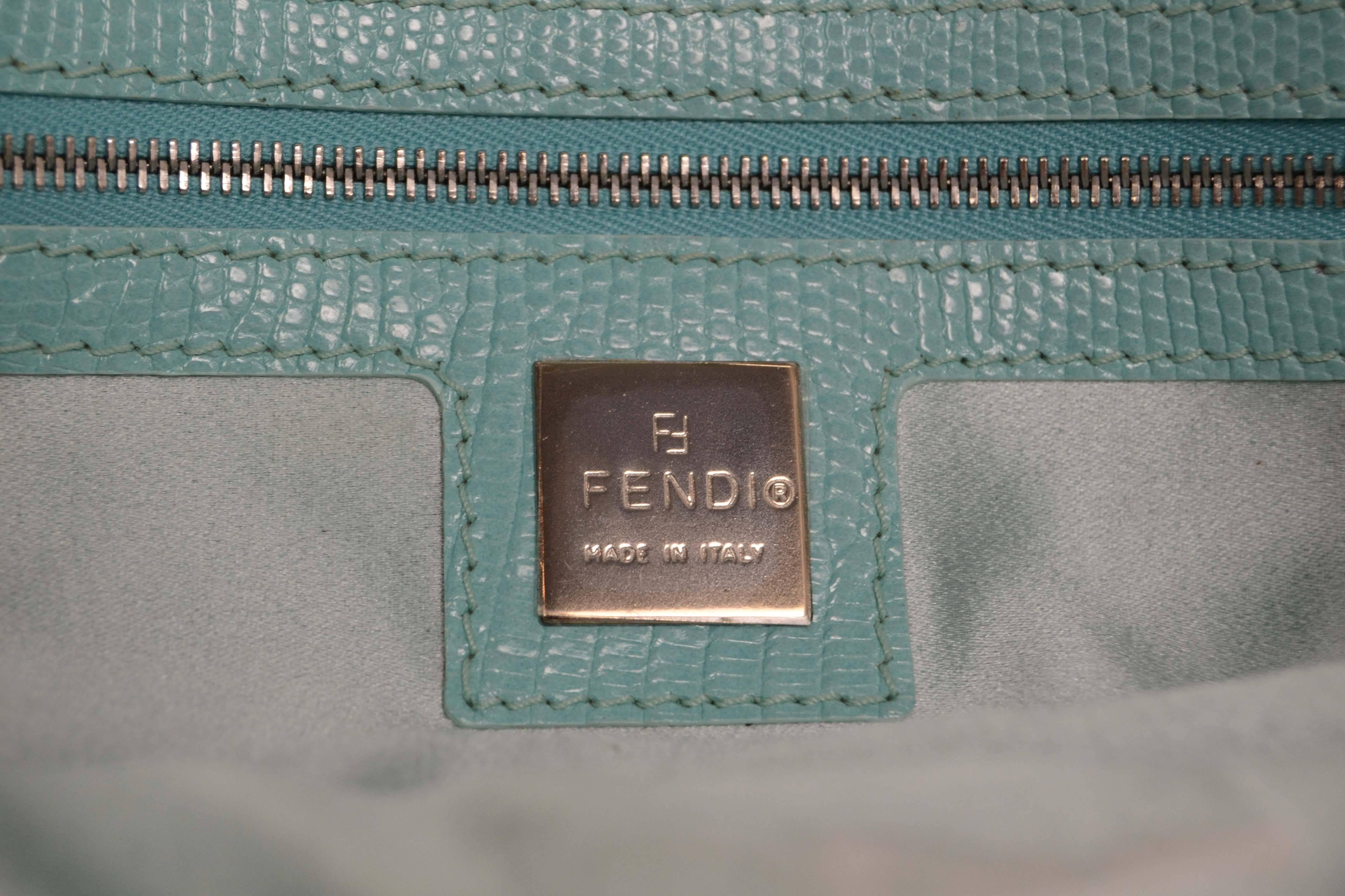 Fendi Embroidered Geometric Print Pochette Bag w/ Jeweled Detail rt. $2, 220 2