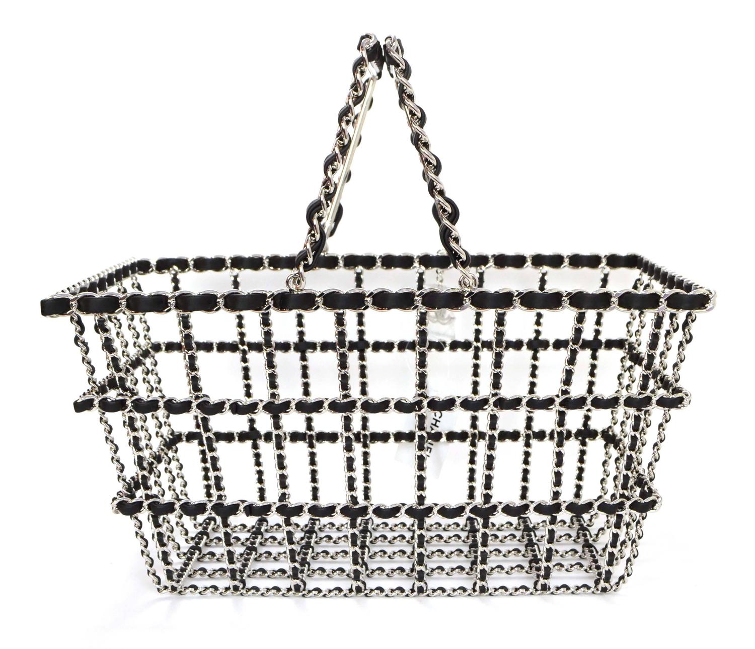 Chanel NEW Limited Edition Runway Grocery by Chanel Shopping Basket rt
