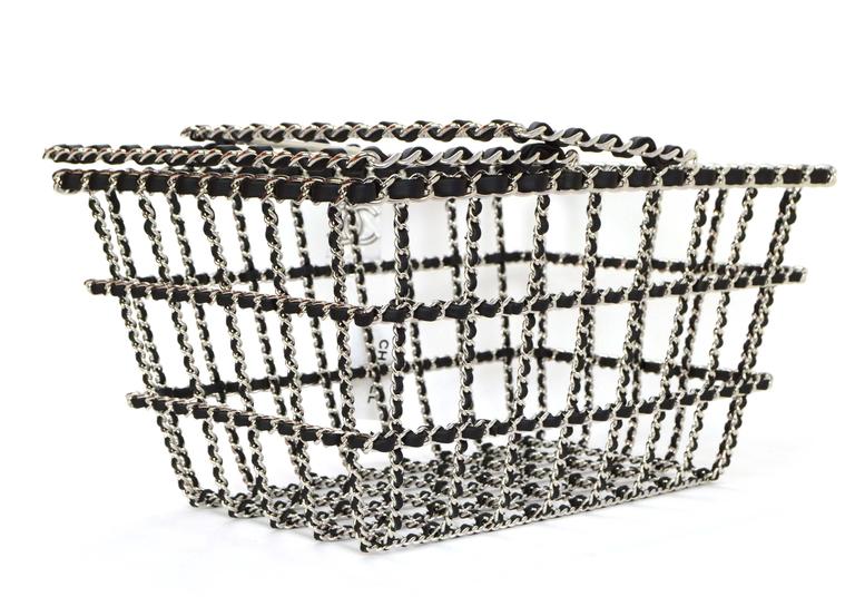 Chanel NEW Limited Edition Runway Grocery by Chanel Shopping Basket rt