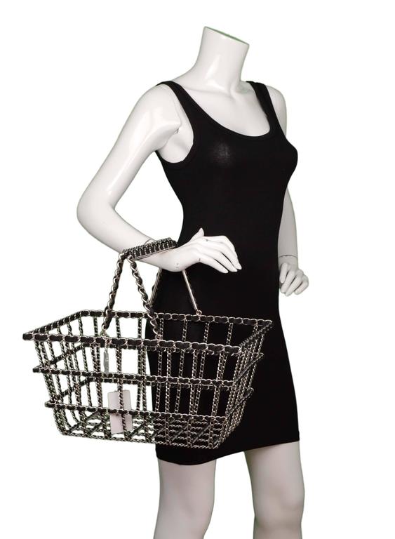 Chanel NEW Limited Edition Runway Grocery by Chanel Shopping Basket rt. 12,500 at 1stDibs