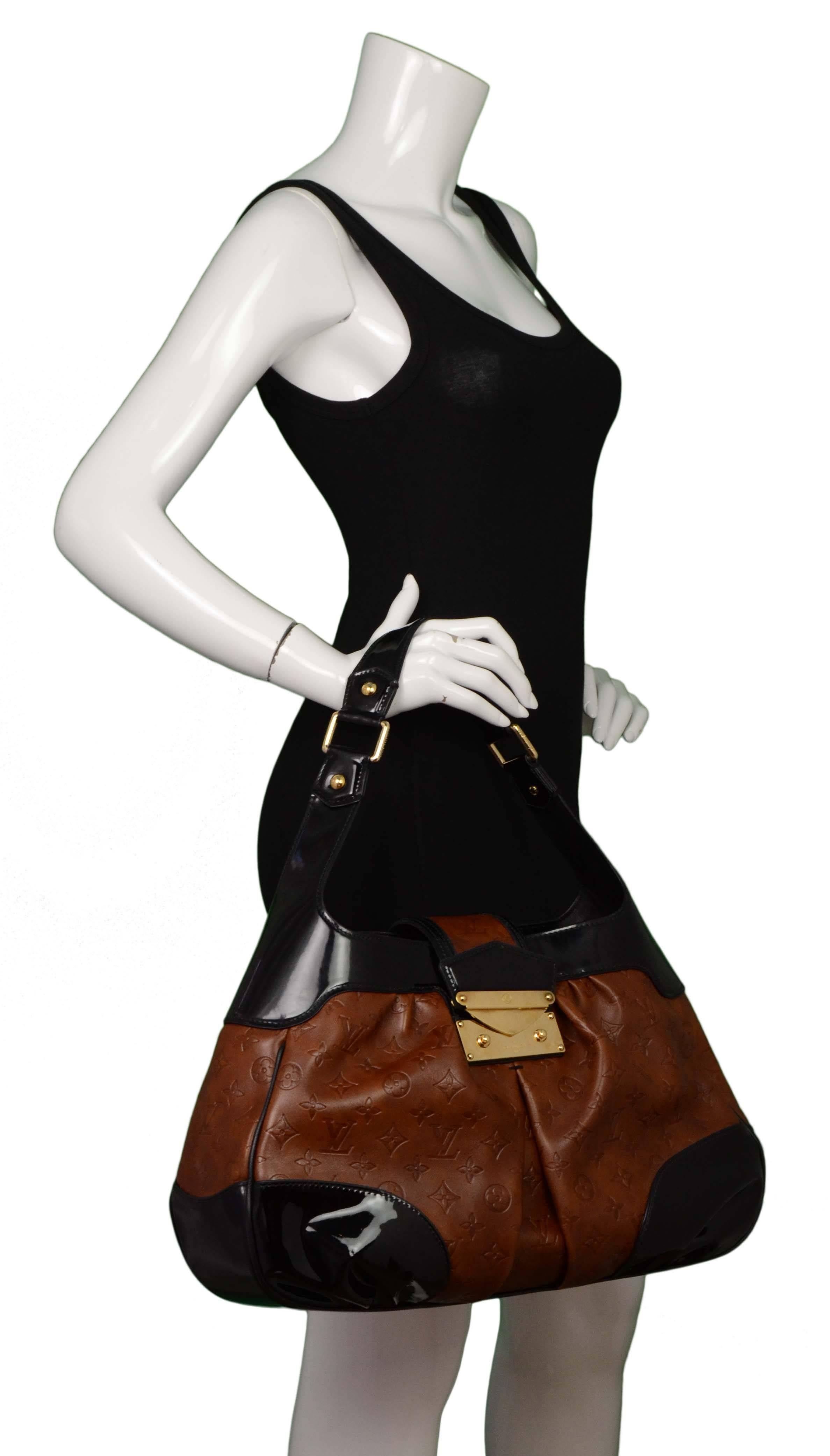 Louis Vuitton Brown Empriente Leather 'Polly' Bag GHW 6