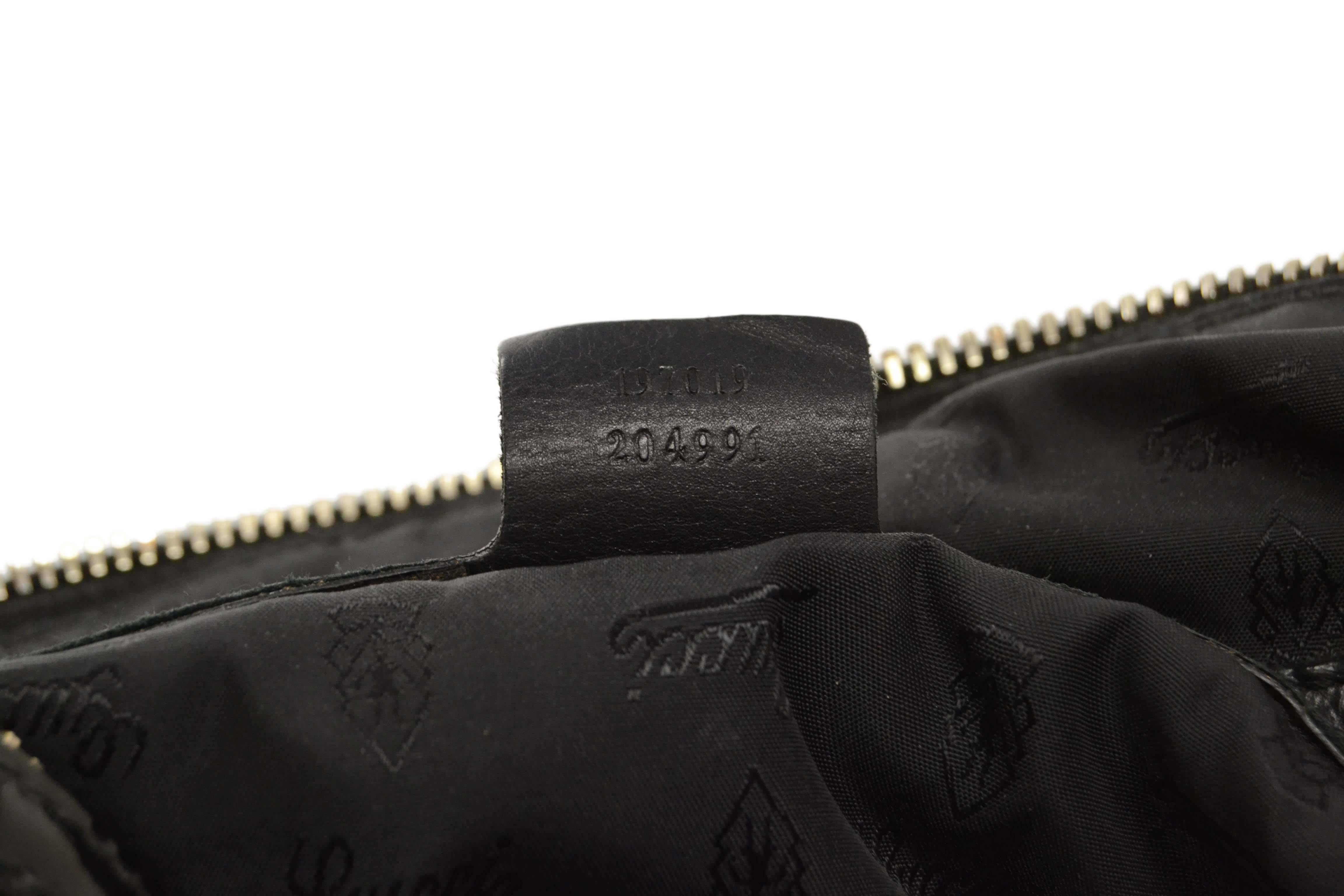Gucci Black Patent Medium Hysteria Tote Bag GHW 4