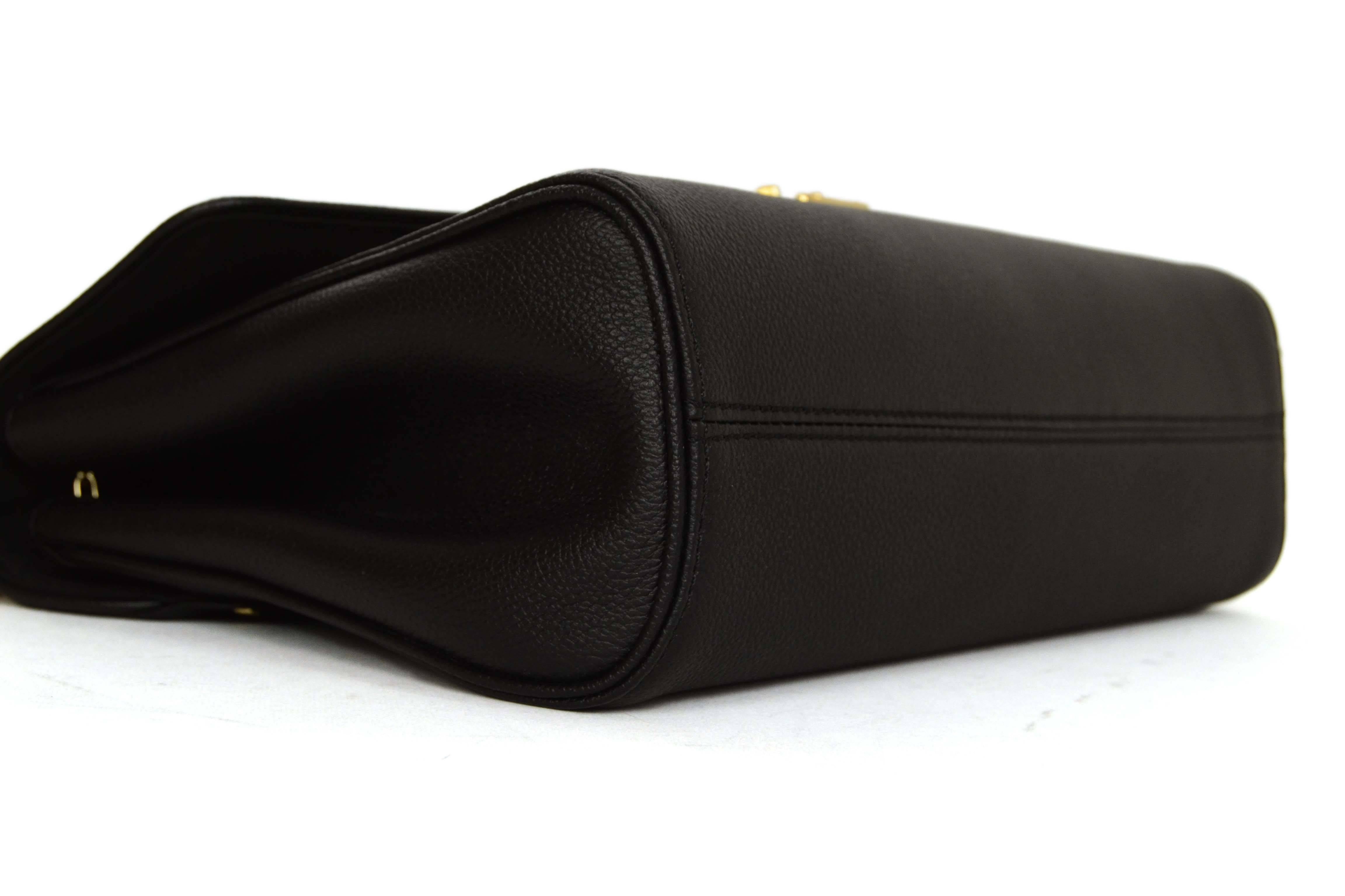 Women's Louis Vuitton '15 Black Leather Empreinte St. Germain MM Bag