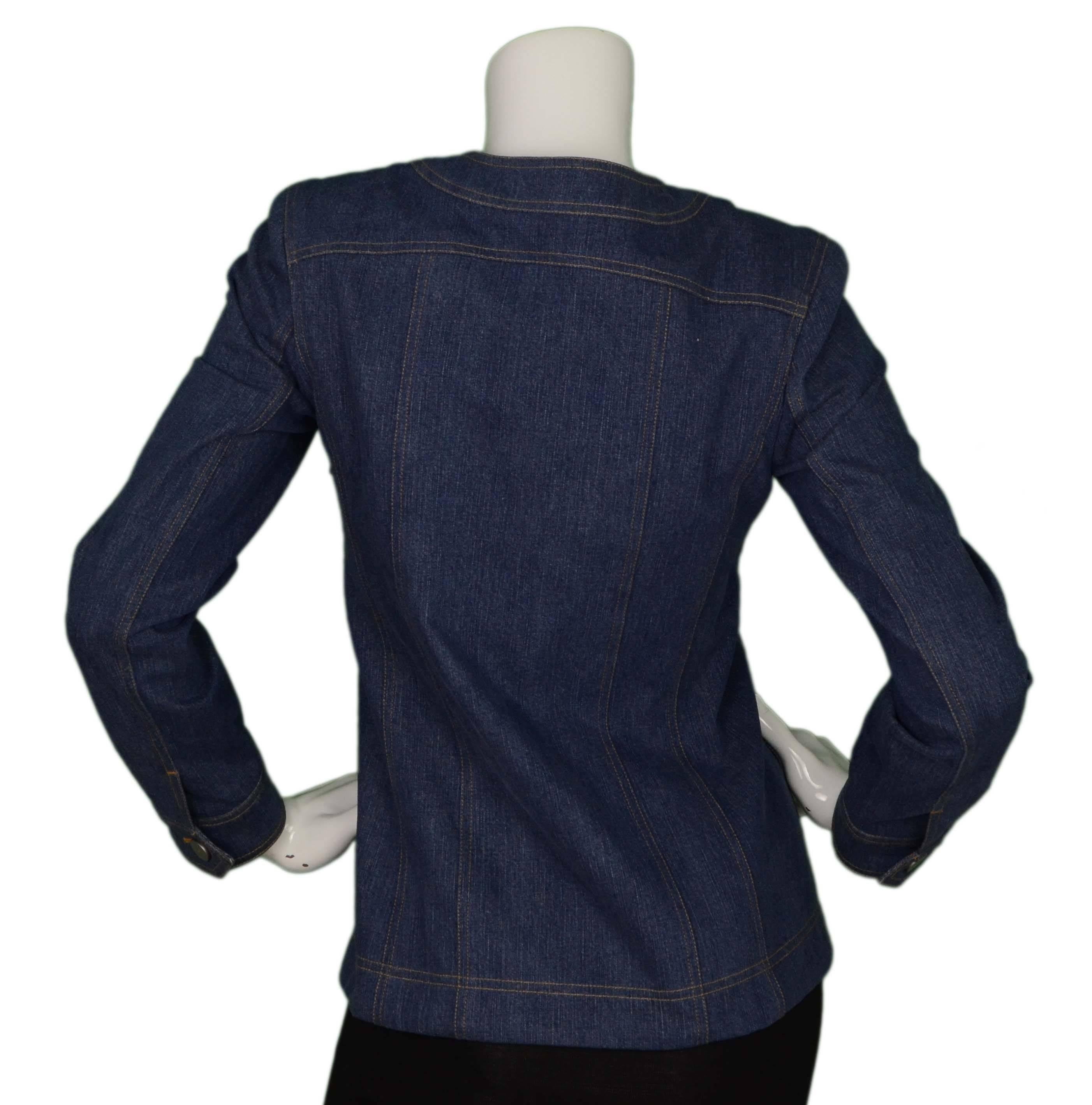 vintage chanel denim jacket