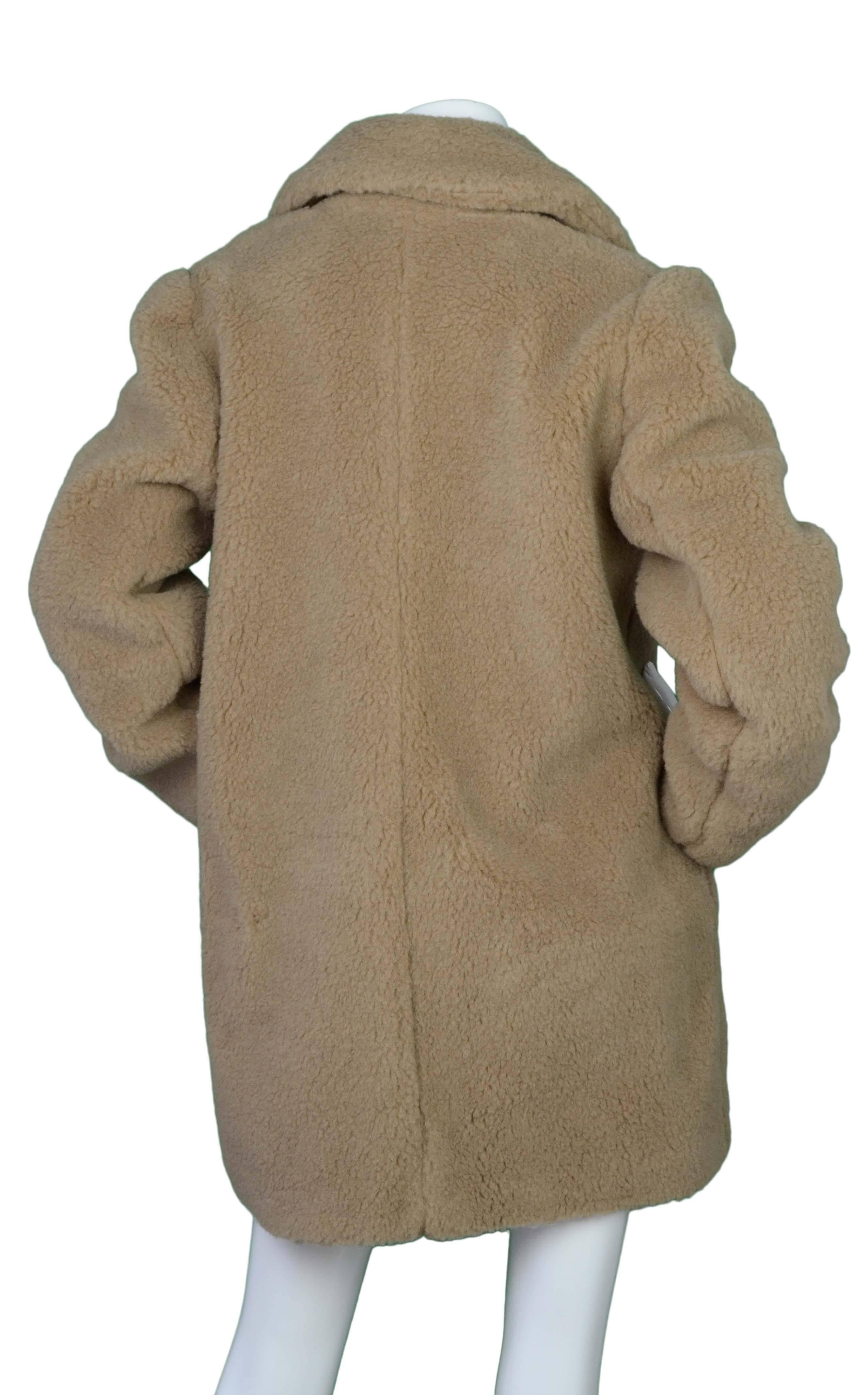 alpaca teddy bear coat