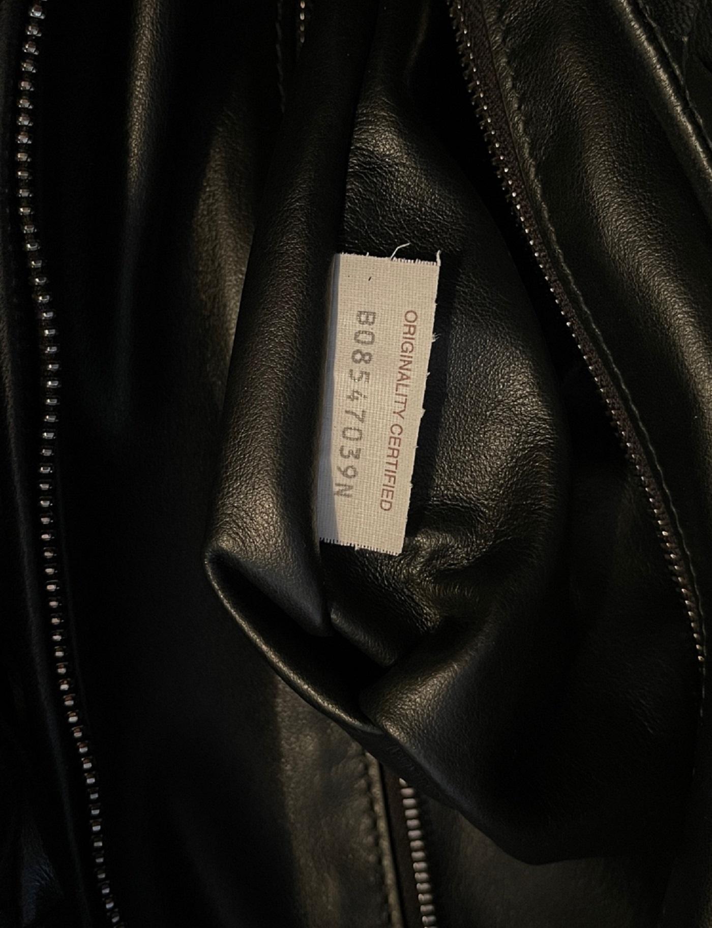 Bottega Veneta LIKE NEW BV Black Woven Intrecciato Leather Medium Jodie Hobo Bag 1