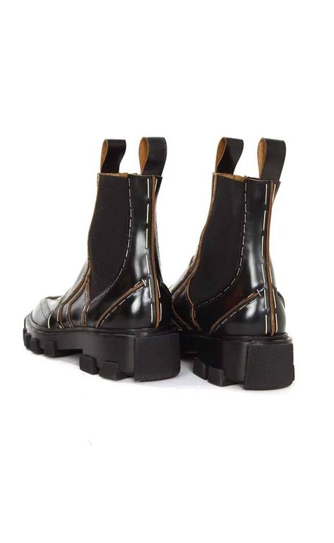 Balenciaga NEW 2015 Black Stapled Leather Chelsea Boots sz 38 For Sale at  1stDibs | balenciaga chelsea boots, balenciaga shoes 2015