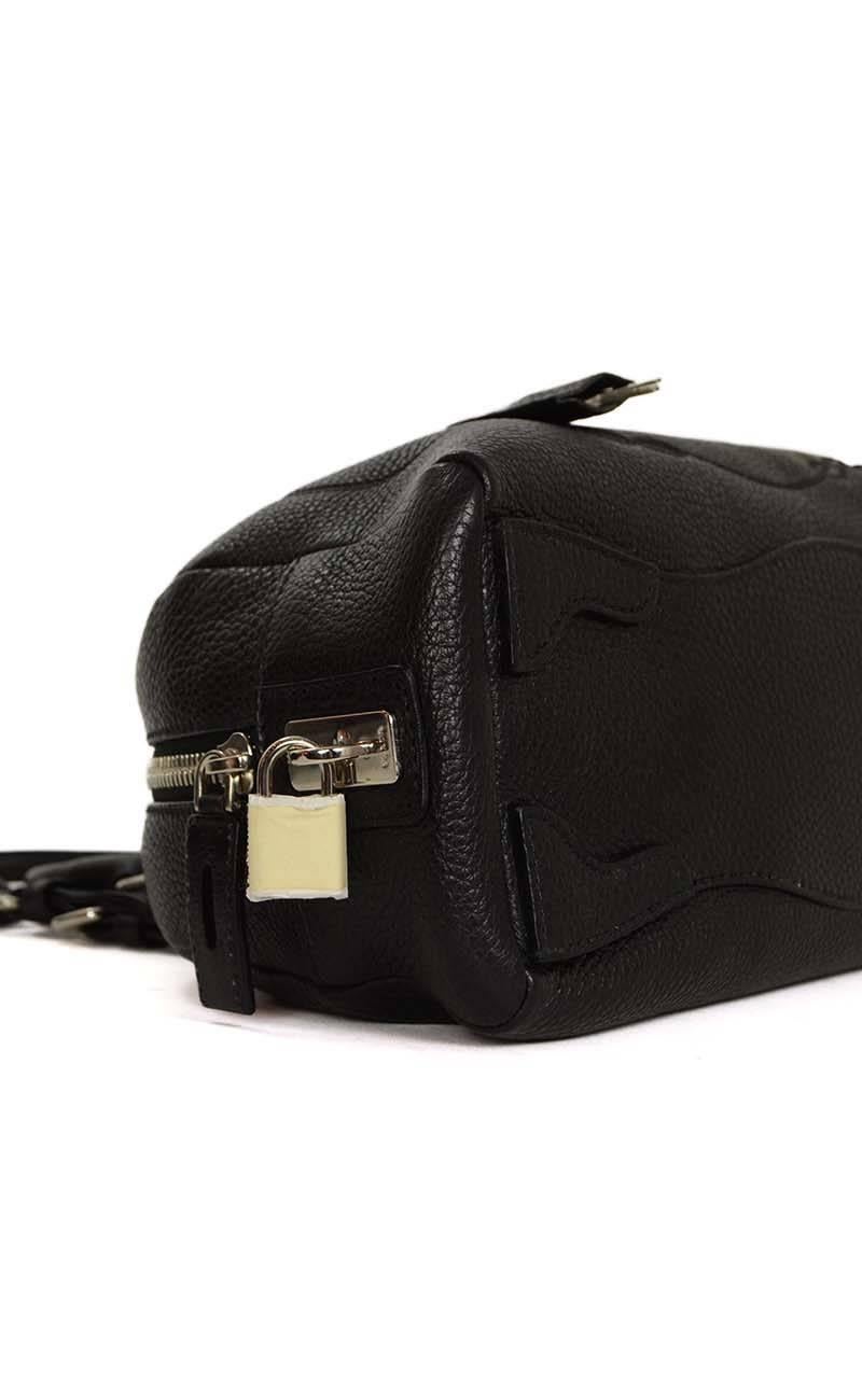 Women's Prada Black Leather Bowler Bag SHW