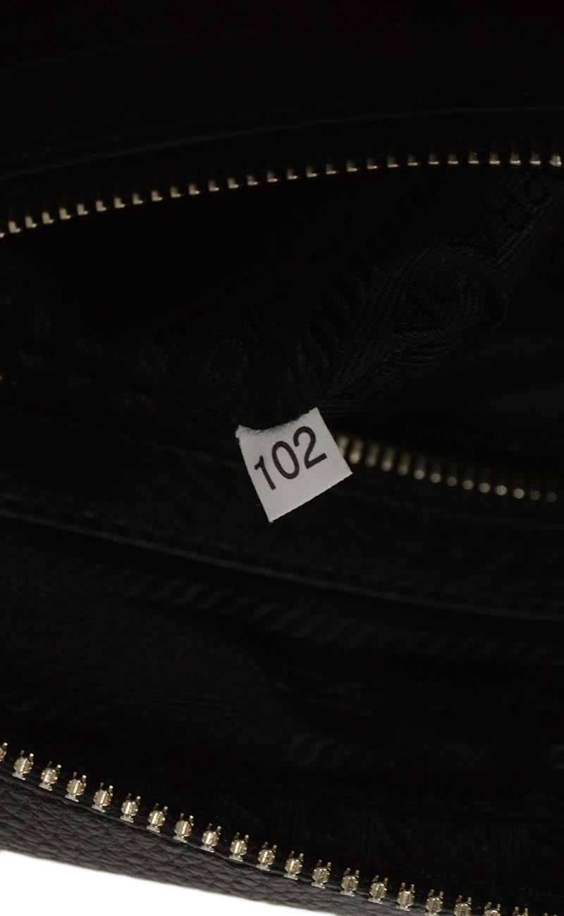 Prada Black Leather Bowler Bag SHW 4