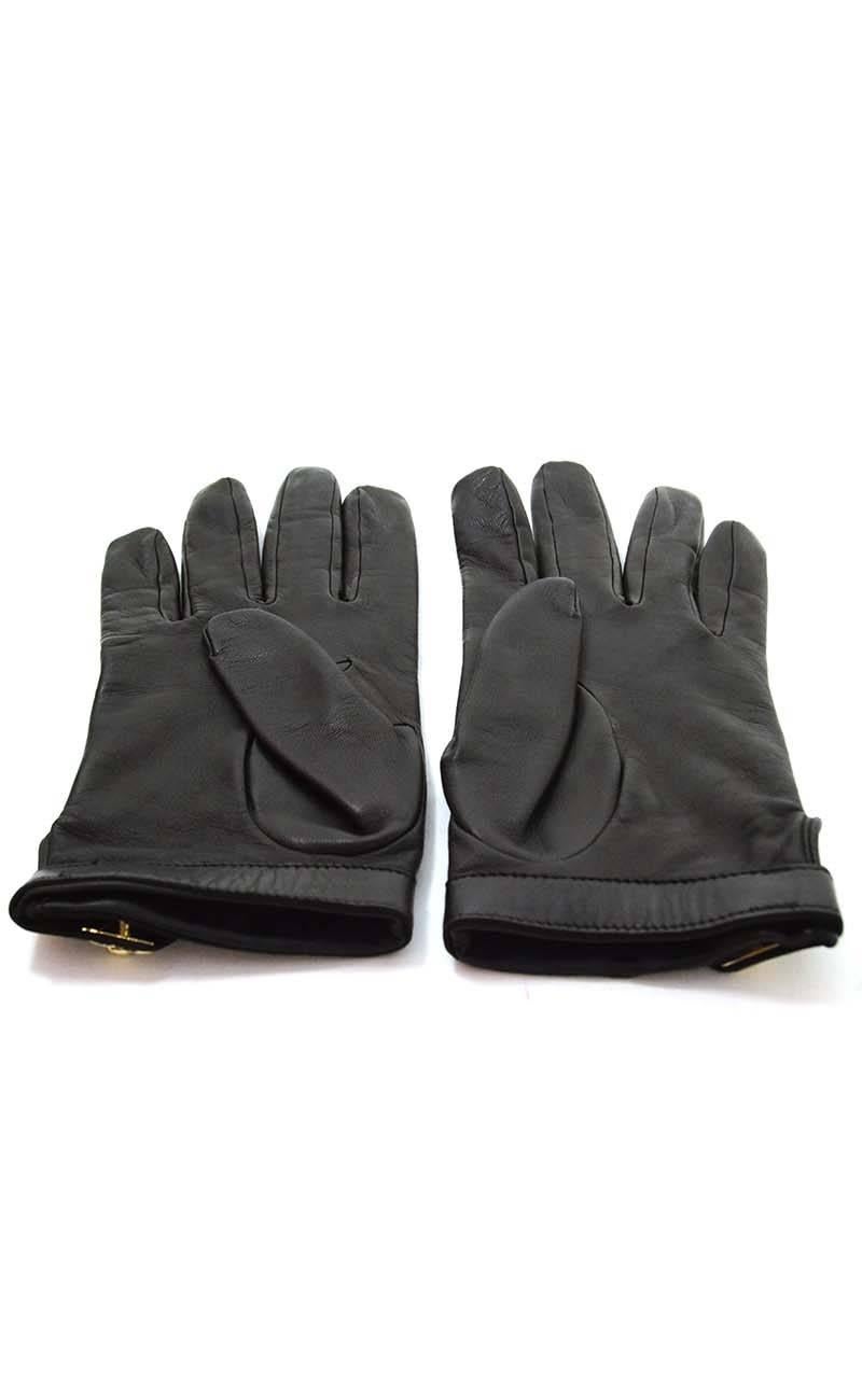 chanel black gloves