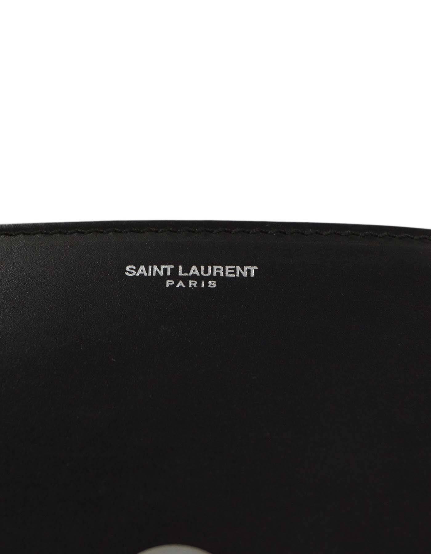 Saint Laurent Black Leather Small 'Betty' Crossbody Bag BHW 2