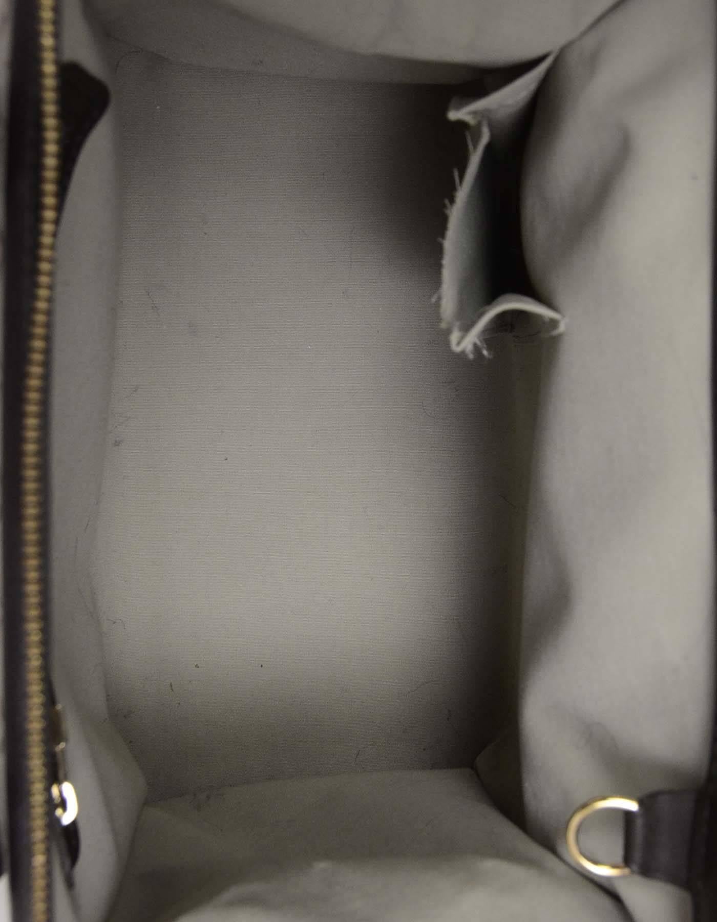 Louis Vuitton Grey Canvas 'Josephine' Bag GHW 2