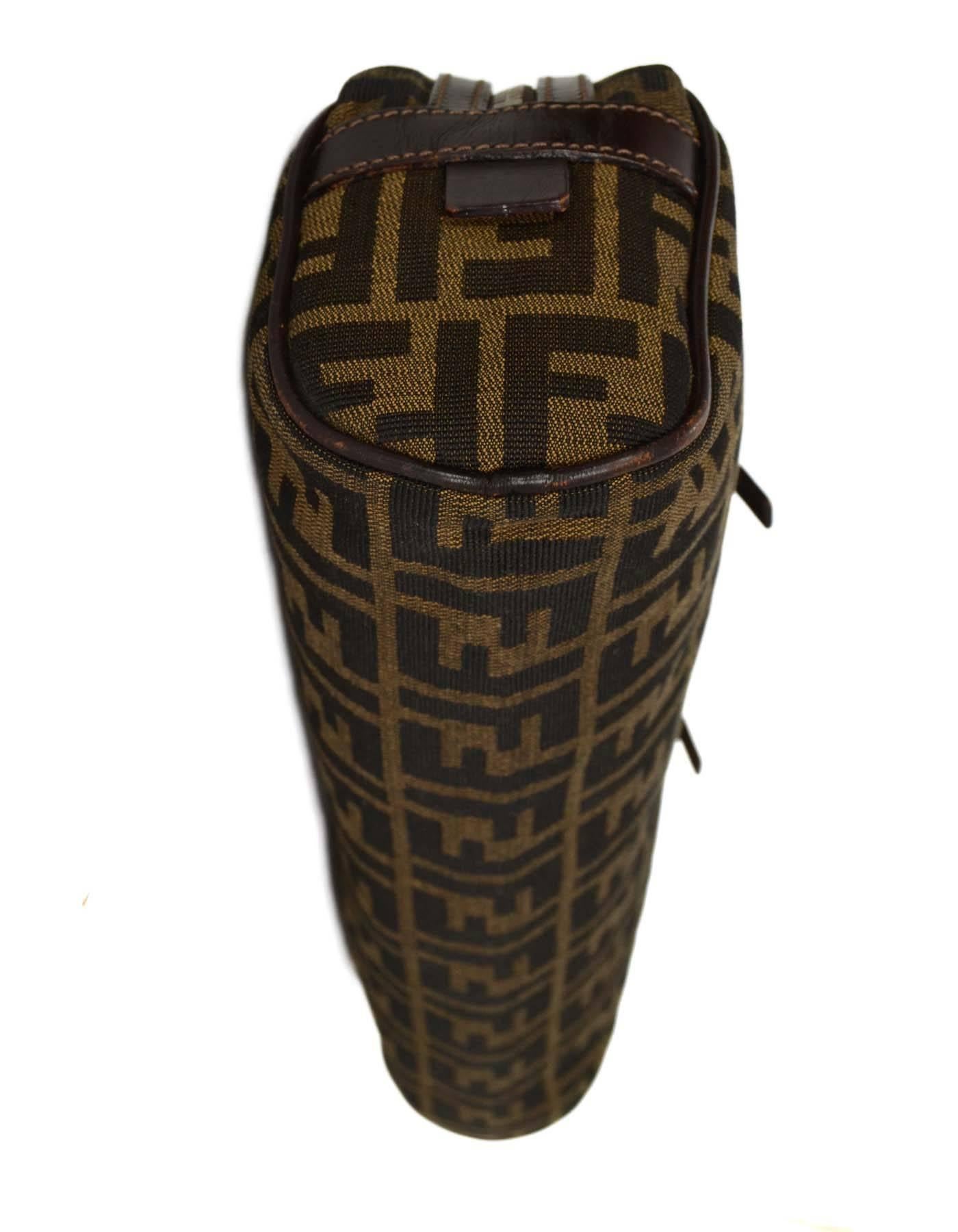 Women's Fendi Zucca Print Canvas Baguette SHW