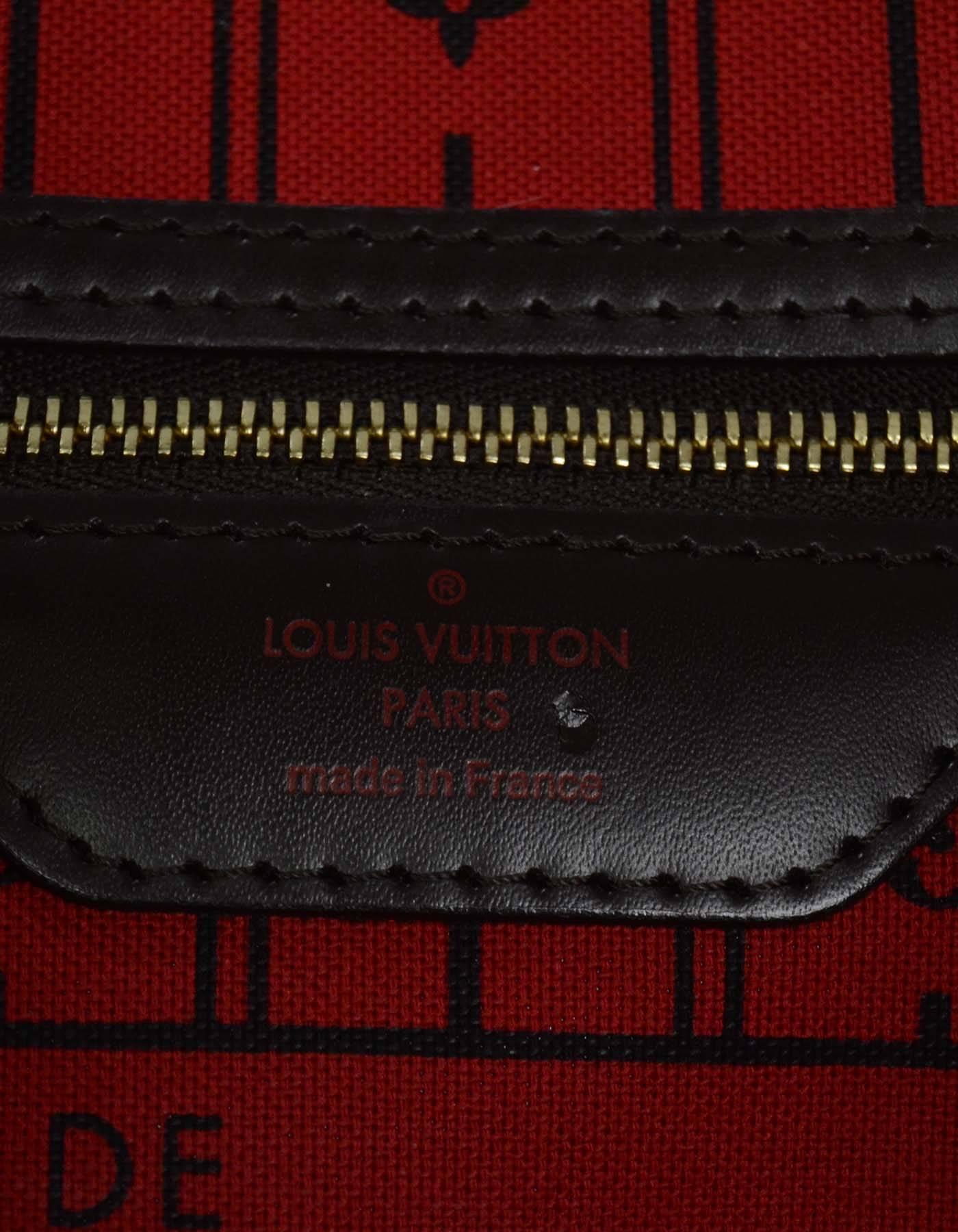 Louis Vuitton Damier Coated Canvas Neverfull PM Tote Bag 3