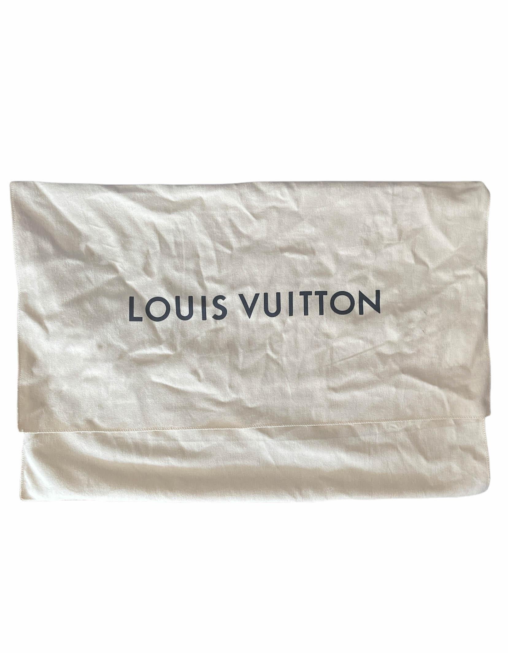 Louis Vuitton Black Calfskin Leather & Monogram On My Side Tote Bag w. Strap 4