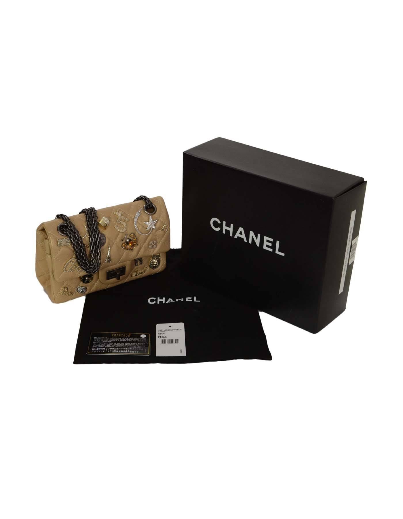 Chanel Rare Collectors Gold Distressed Lucky Charms ReIssue Bag 2.55 rt. $8, 775 4