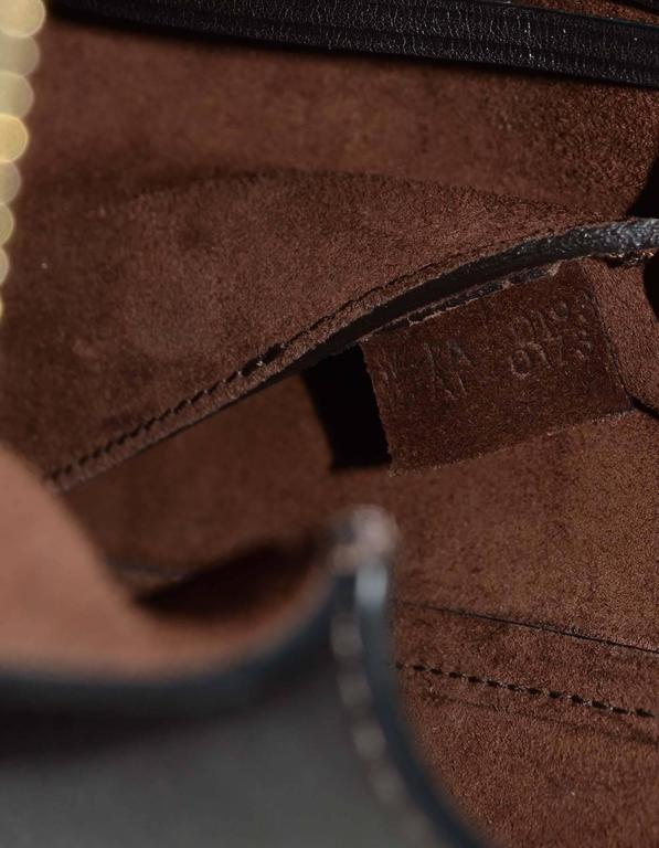 Celine Dark Brown Leather Medium Edge Tote Bag GHW rt $2,600 For Sale ...