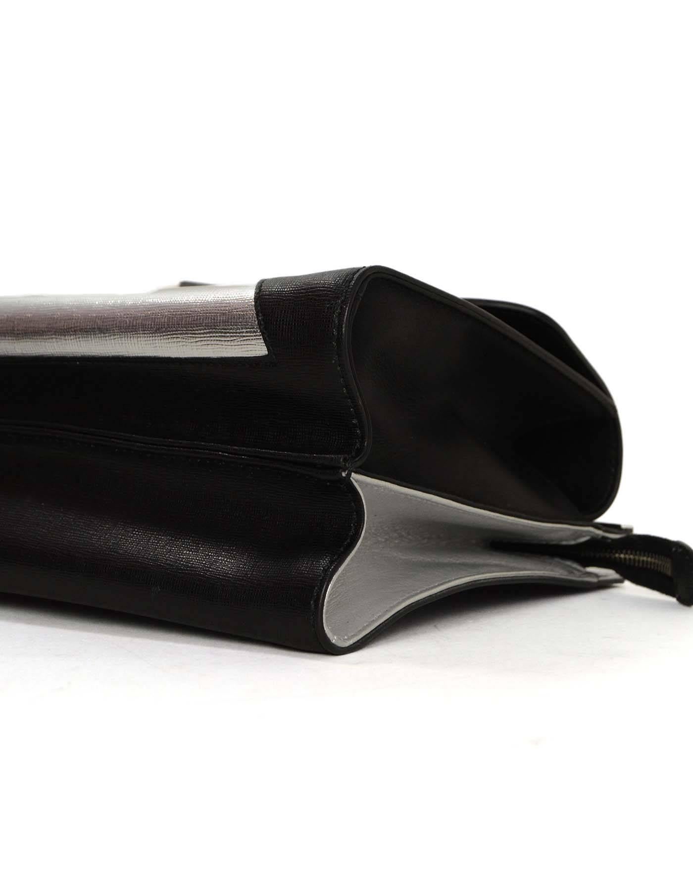 Fendi Black & Silver Textured Leather 'Demijours' Bag SHW rt. $2, 025 1