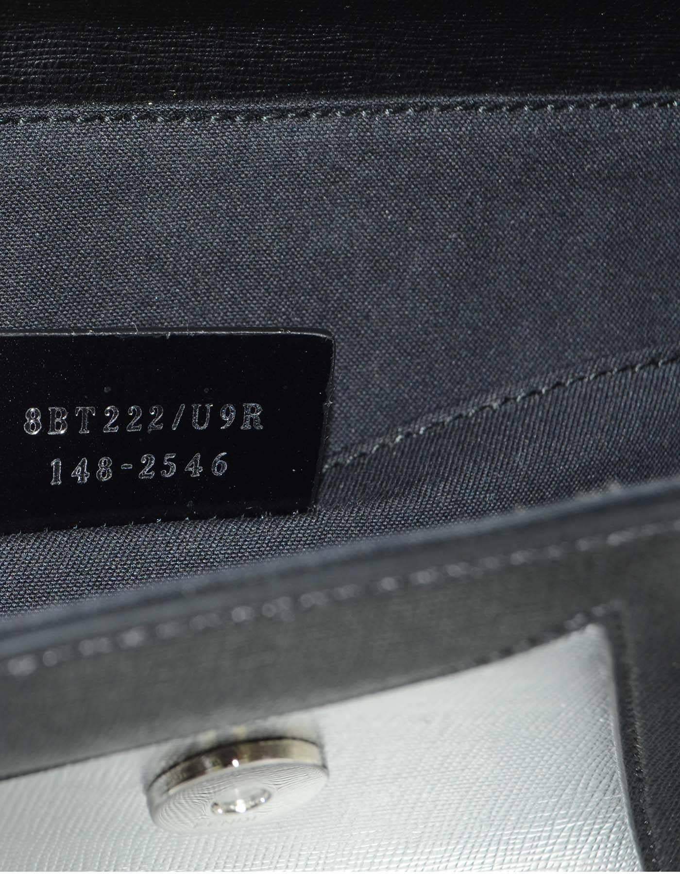 Fendi Black & Silver Textured Leather 'Demijours' Bag SHW rt. $2, 025 4
